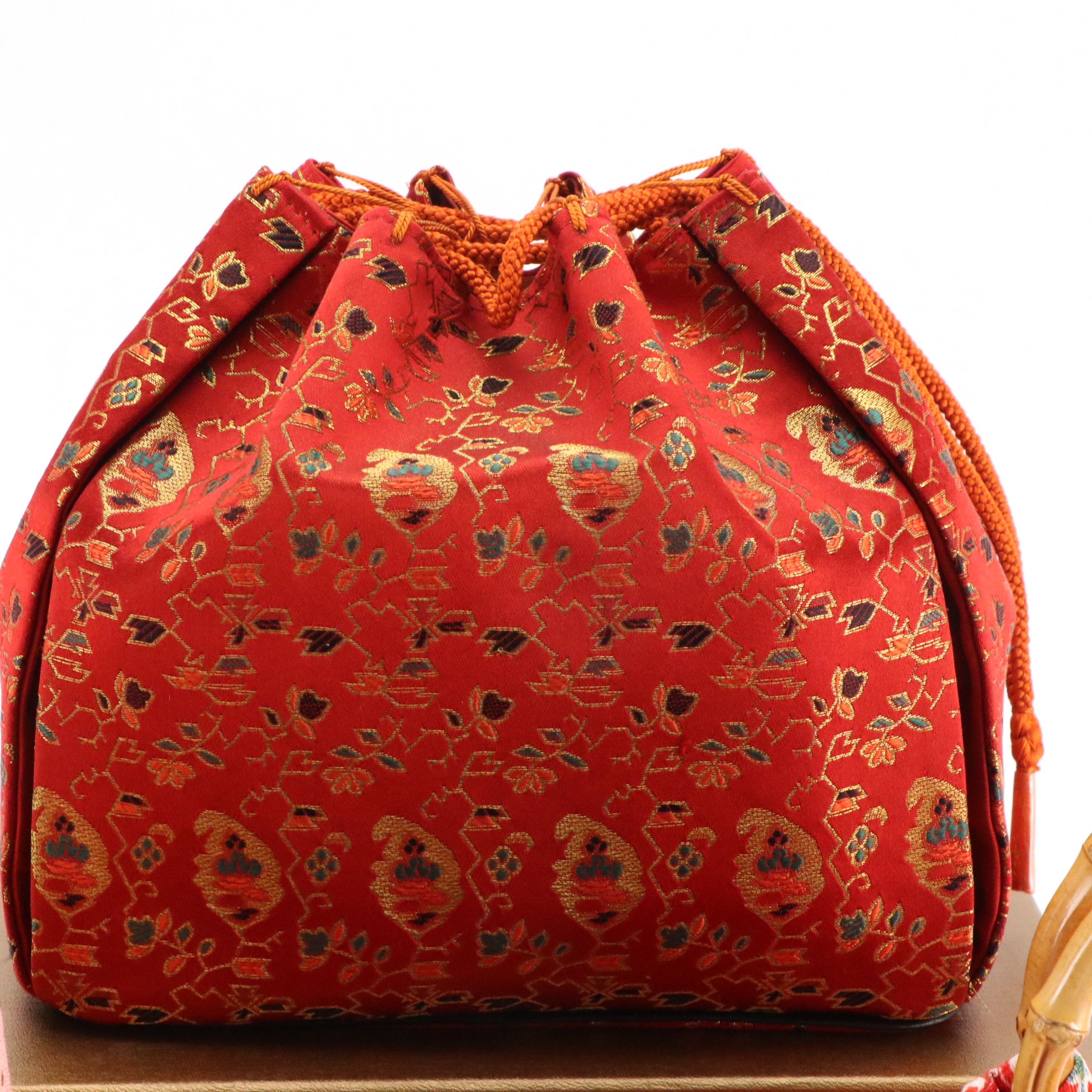 Tatsumura Textile Co. Small Jacquard Pouches, Other Embroidered Bags, and More