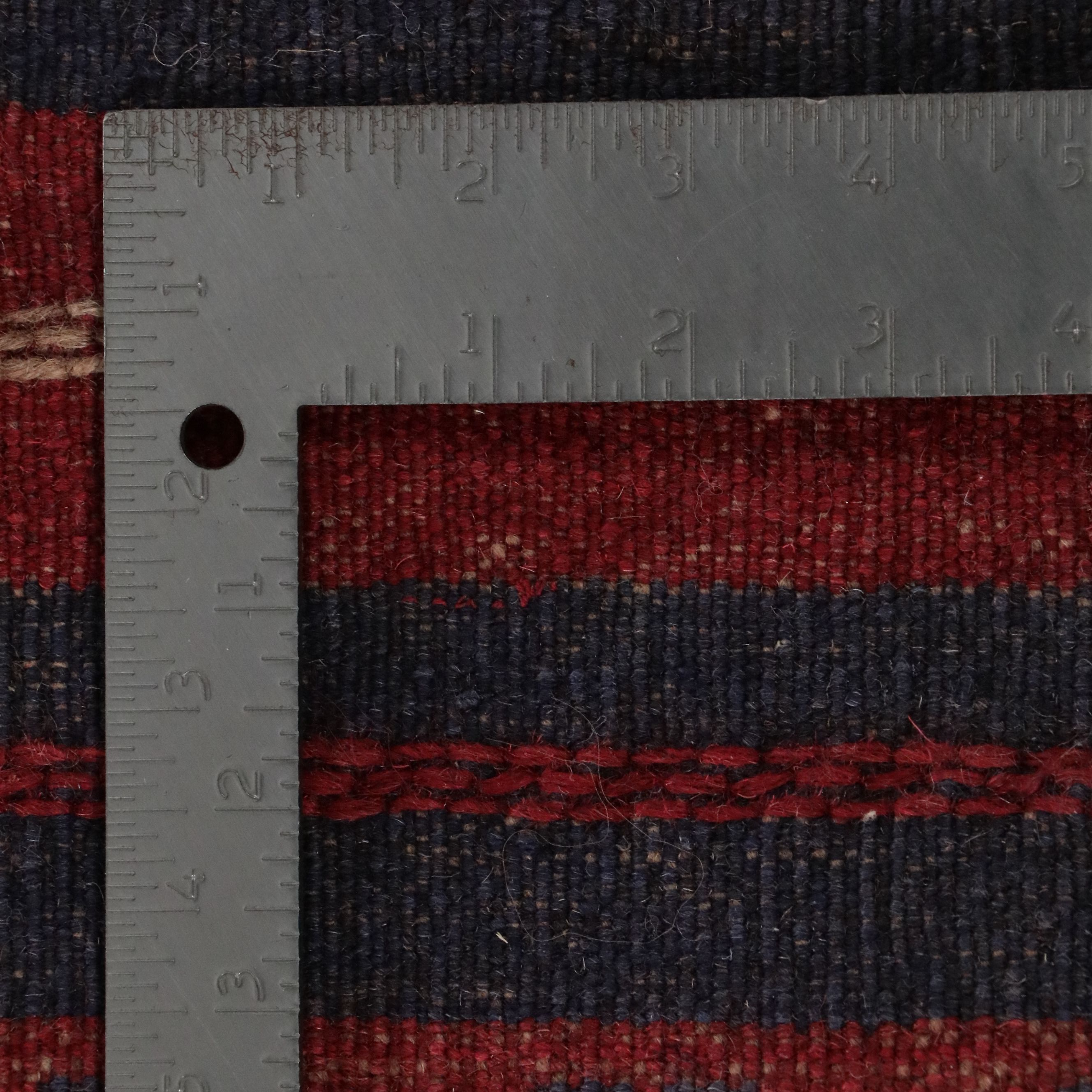 2'2 x 8' Handwoven Mixed Technique Afghan Mashwani Carpet Runner