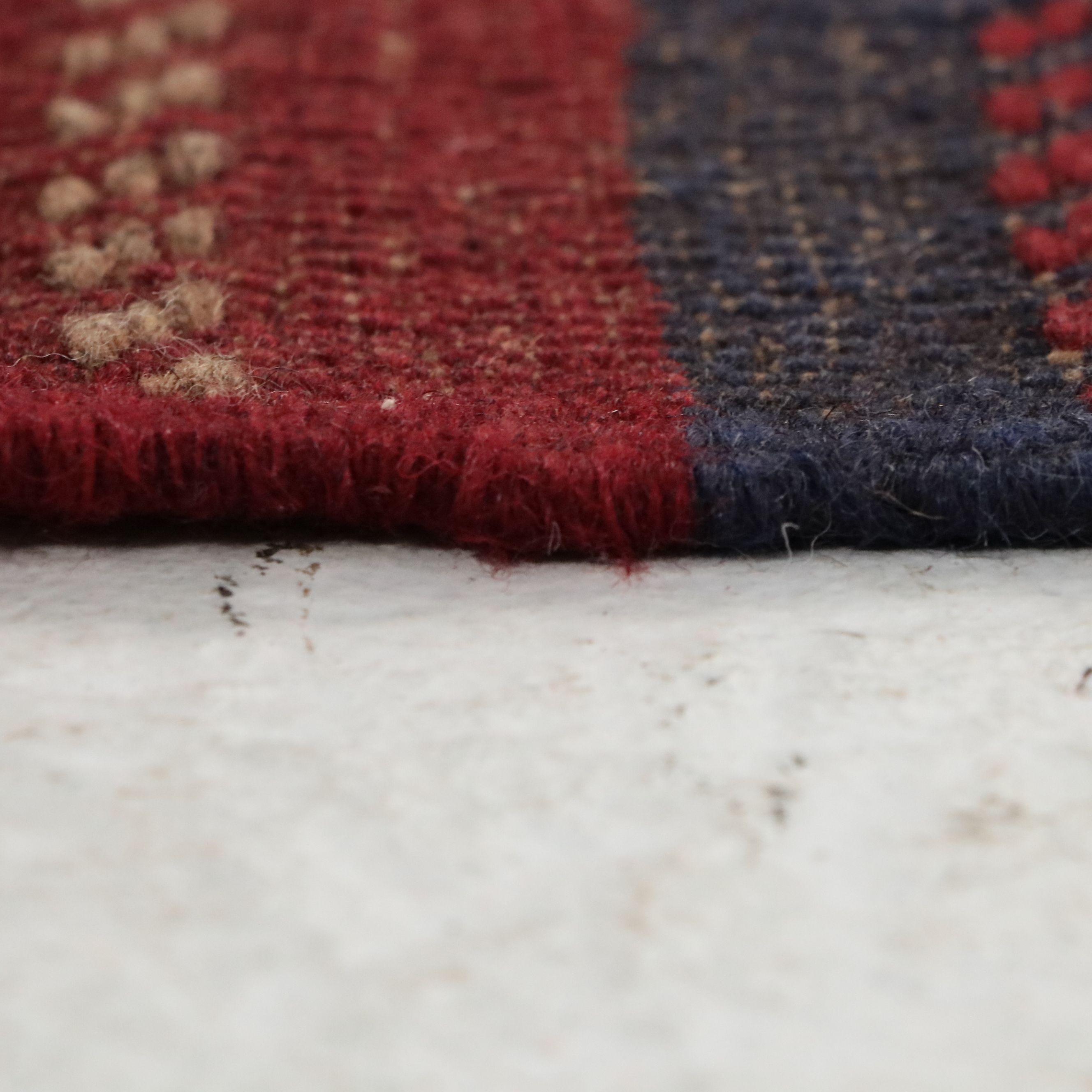 2'2 x 8' Handwoven Mixed Technique Afghan Mashwani Carpet Runner