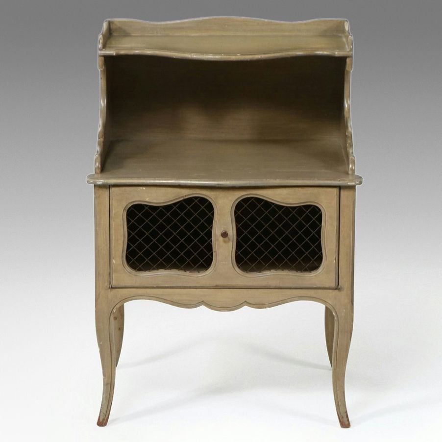 French Provincial Style Painted Wood Commode, Mid-20th Century