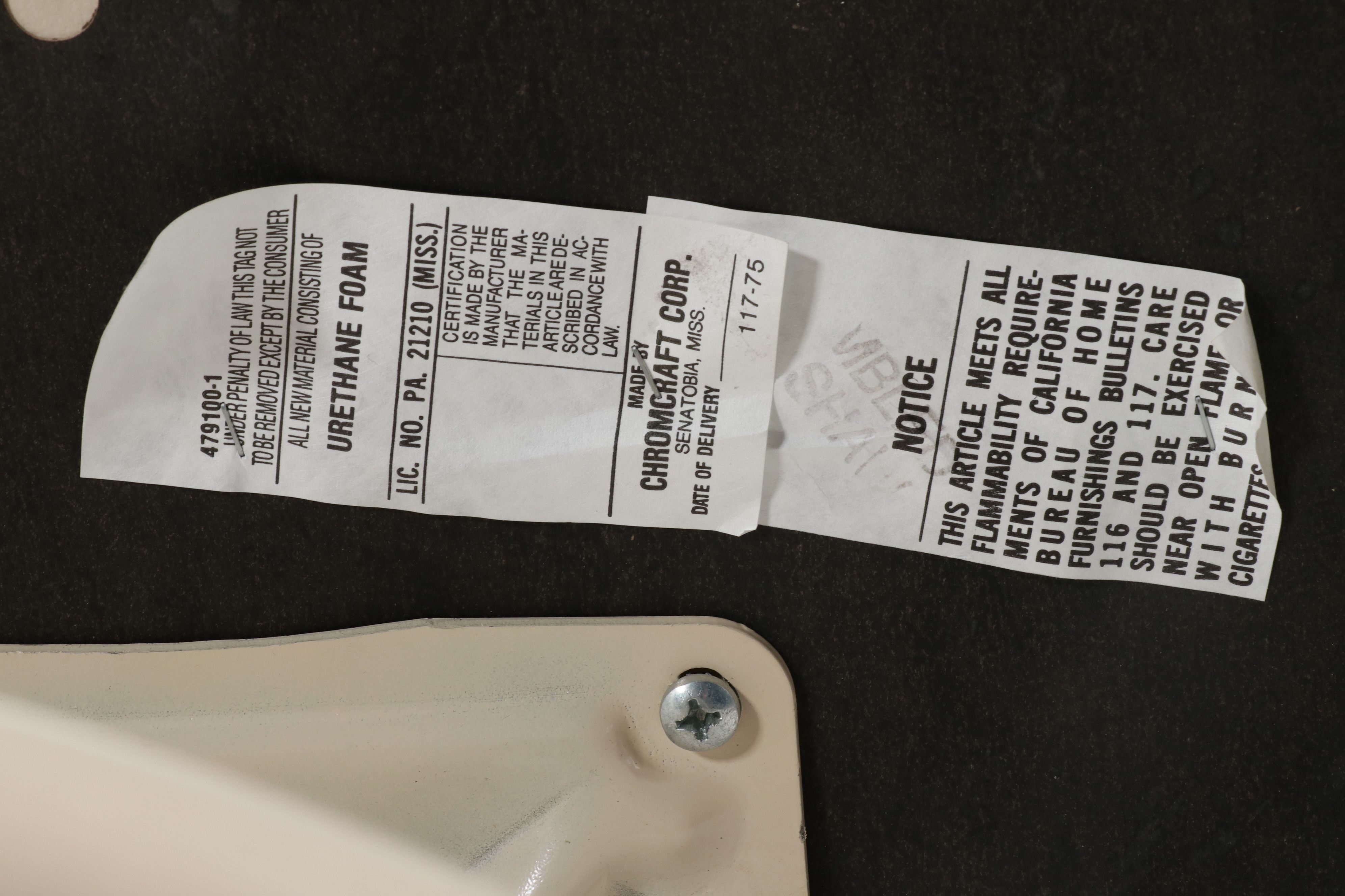 Pair of Chromcraft Postmodern Style Swivel Barstools, 1975