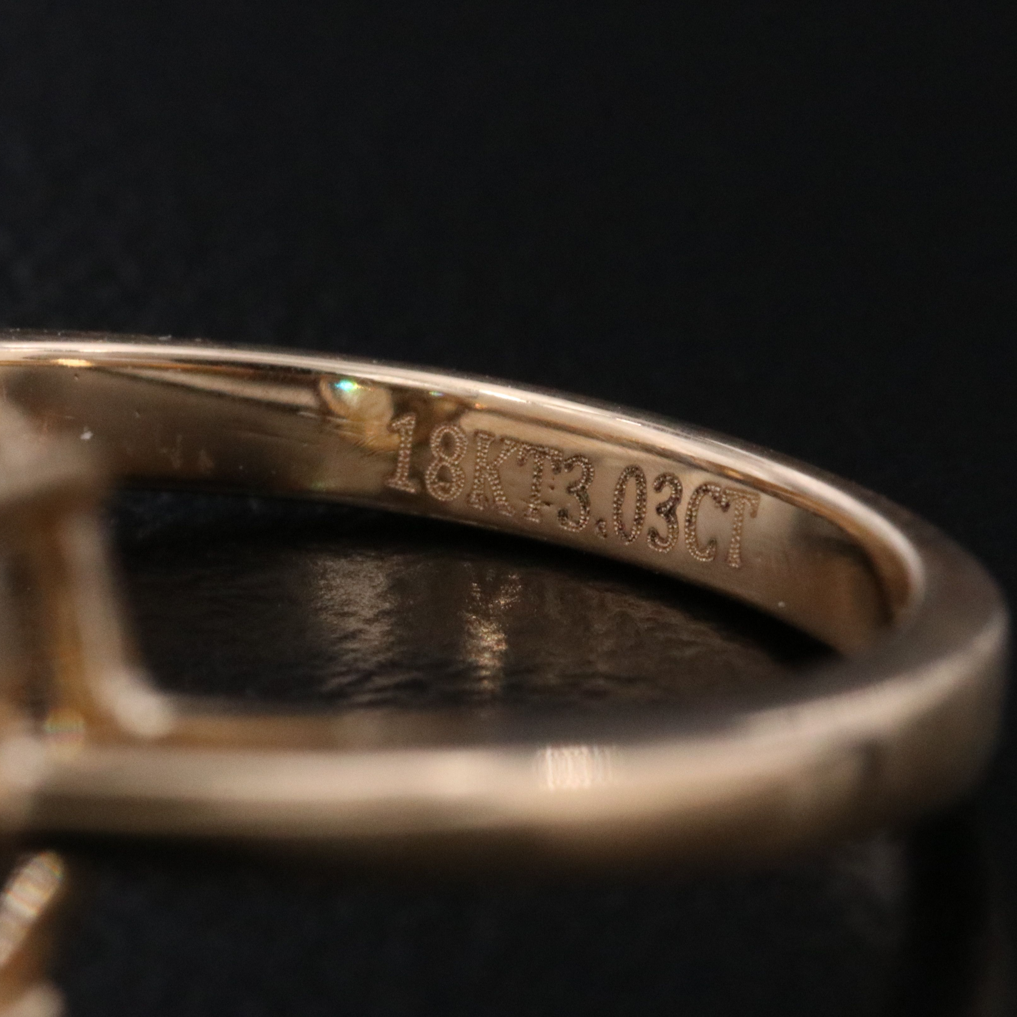 18K 3.03 Lab Grown Fancy Yellow Diamond Solitaire Ring with IGI Report