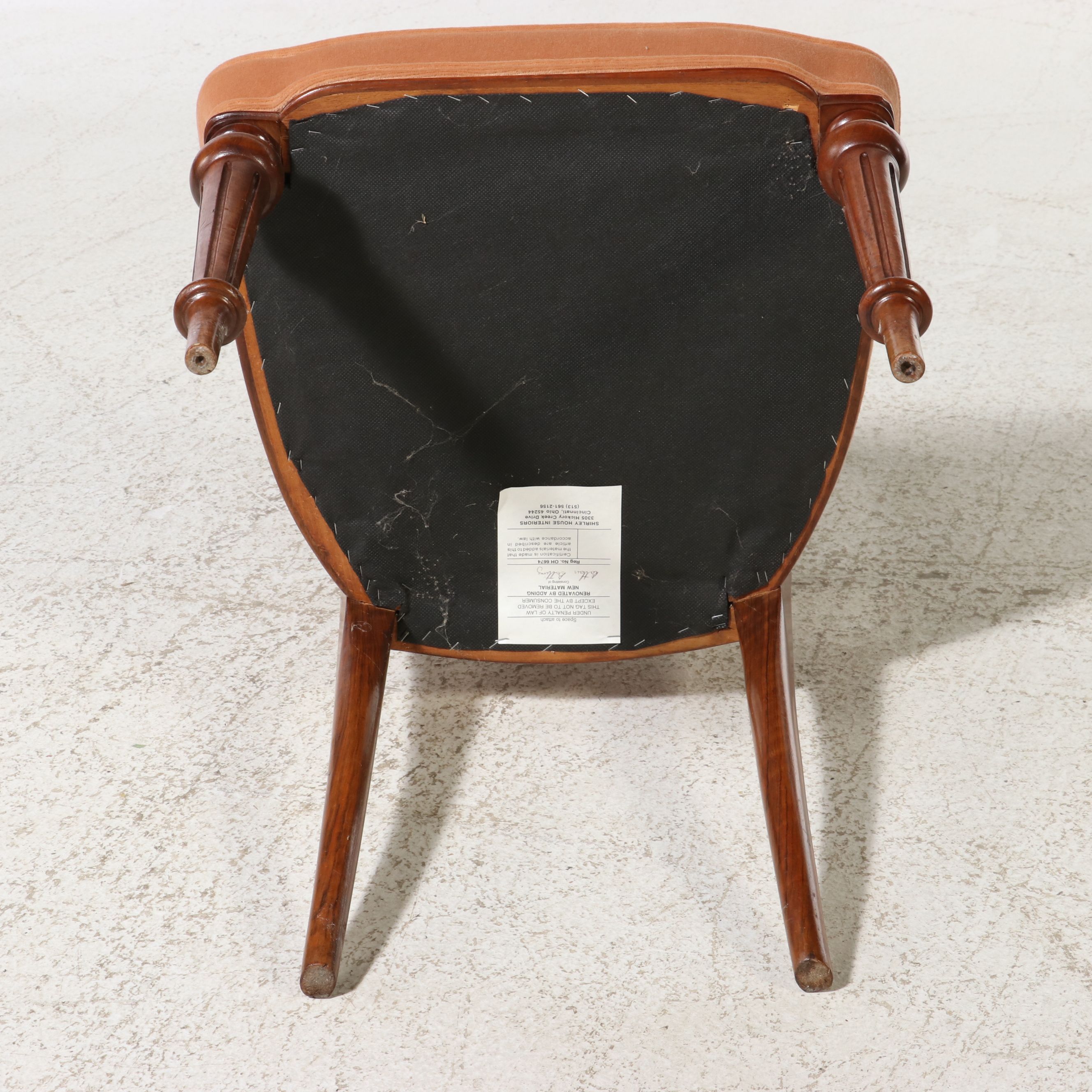Pair of Aesthetic Movement Carved Walnut Side Chairs, Late 19th Century