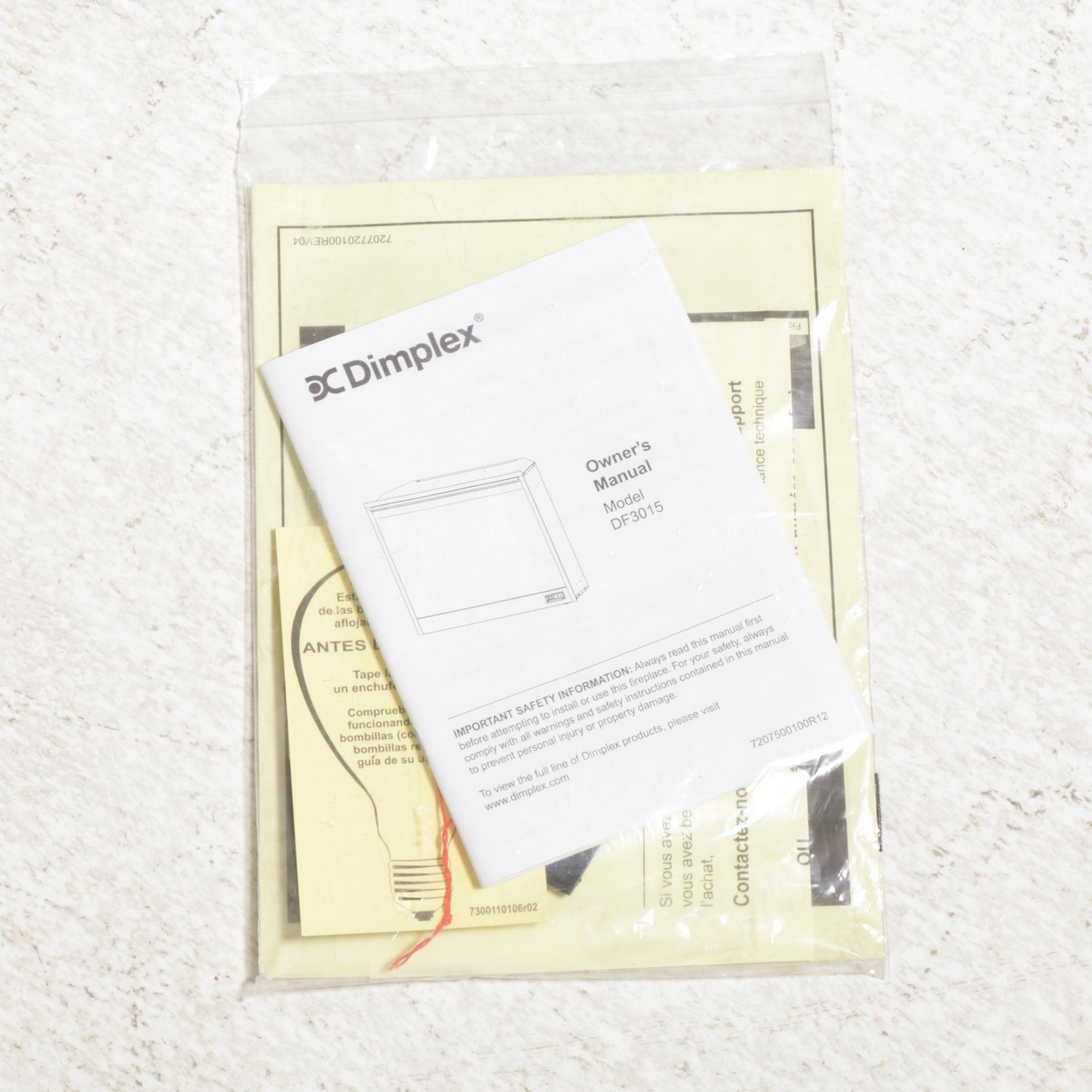 DC Dimplex Electric Fireplace in Painted Wood Surround, 2017