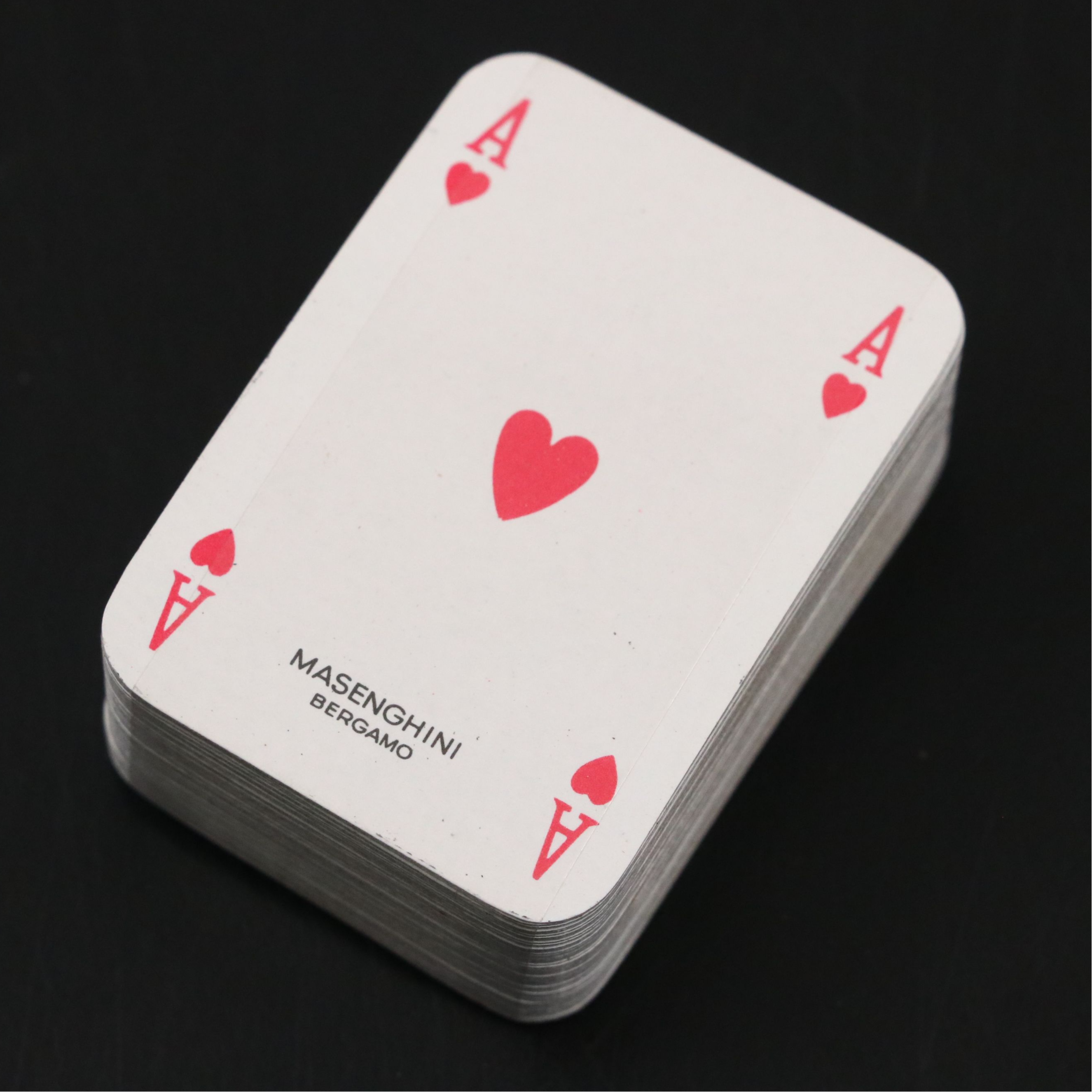 Masenghini Italian Miniature Playing Cards with Leather Box