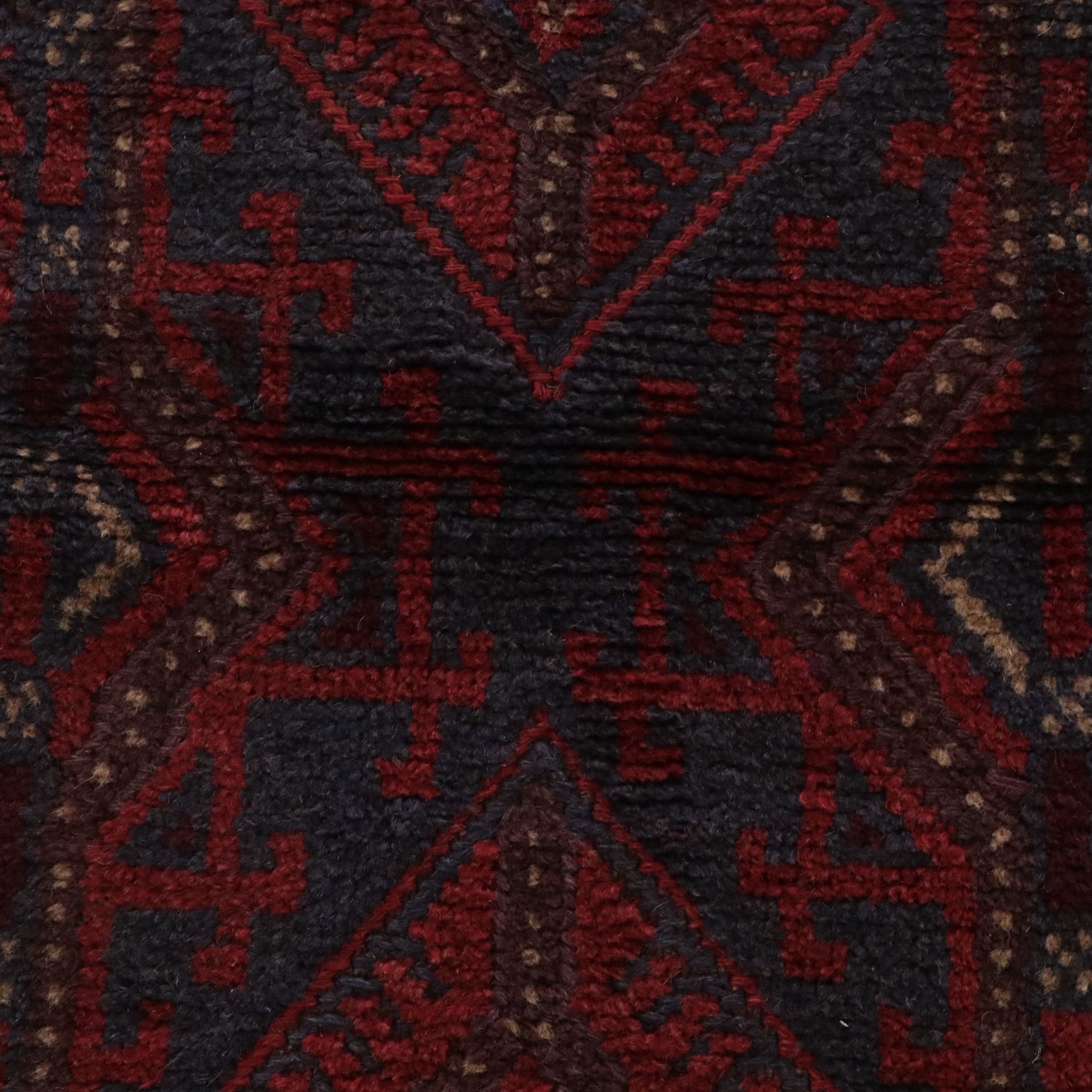 2'2 x 8' Handwoven Mixed Technique Afghan Mashwani Carpet Runner