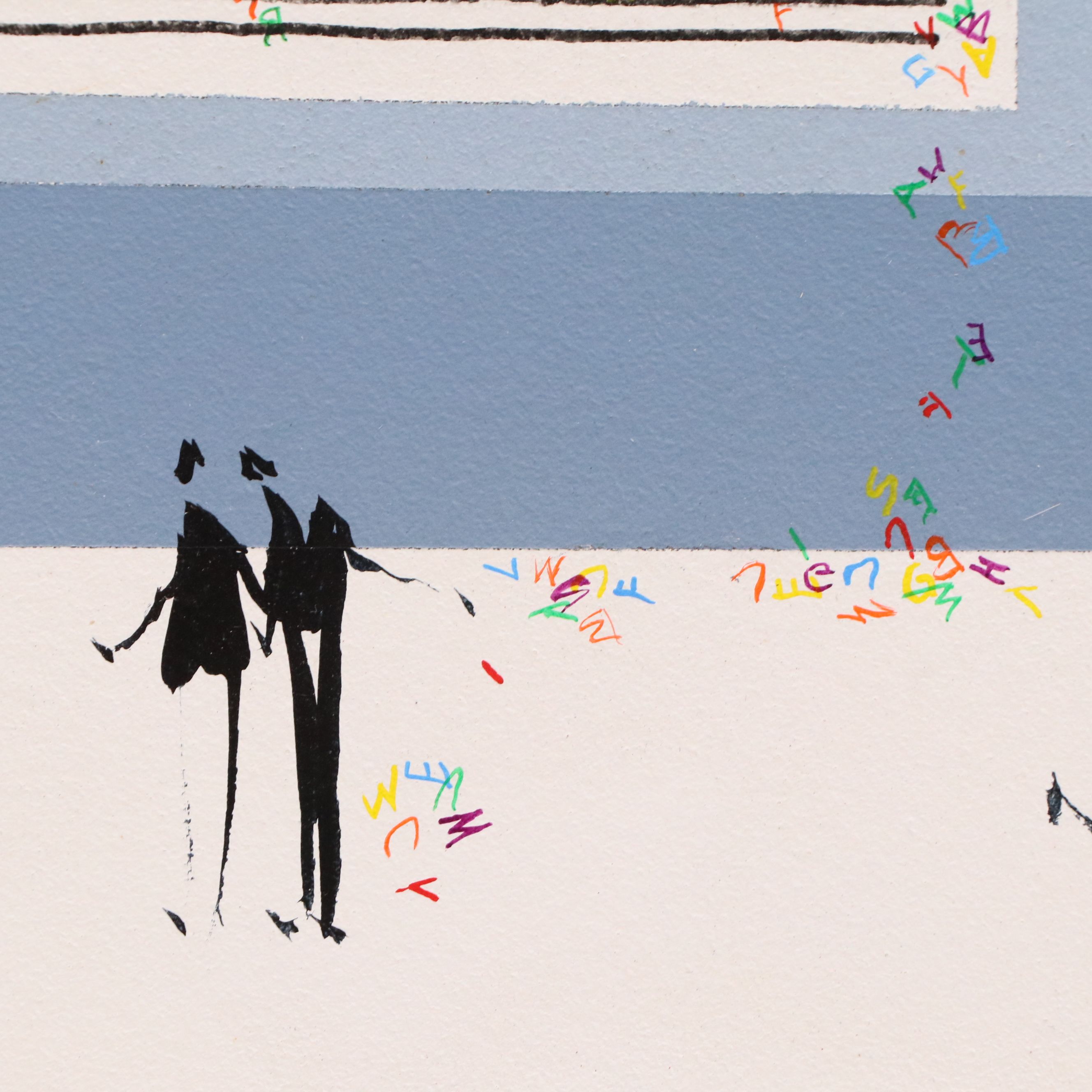 Leo Posillico Oil Painting "We Are the Notes," 2007