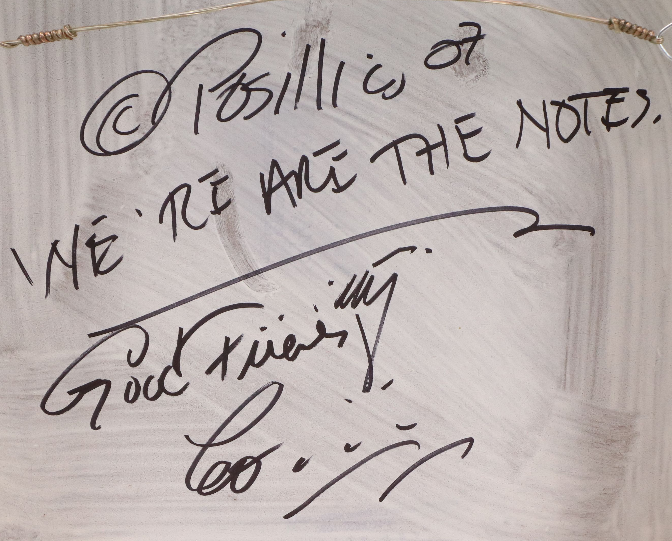 Leo Posillico Oil Painting "We Are the Notes," 2007