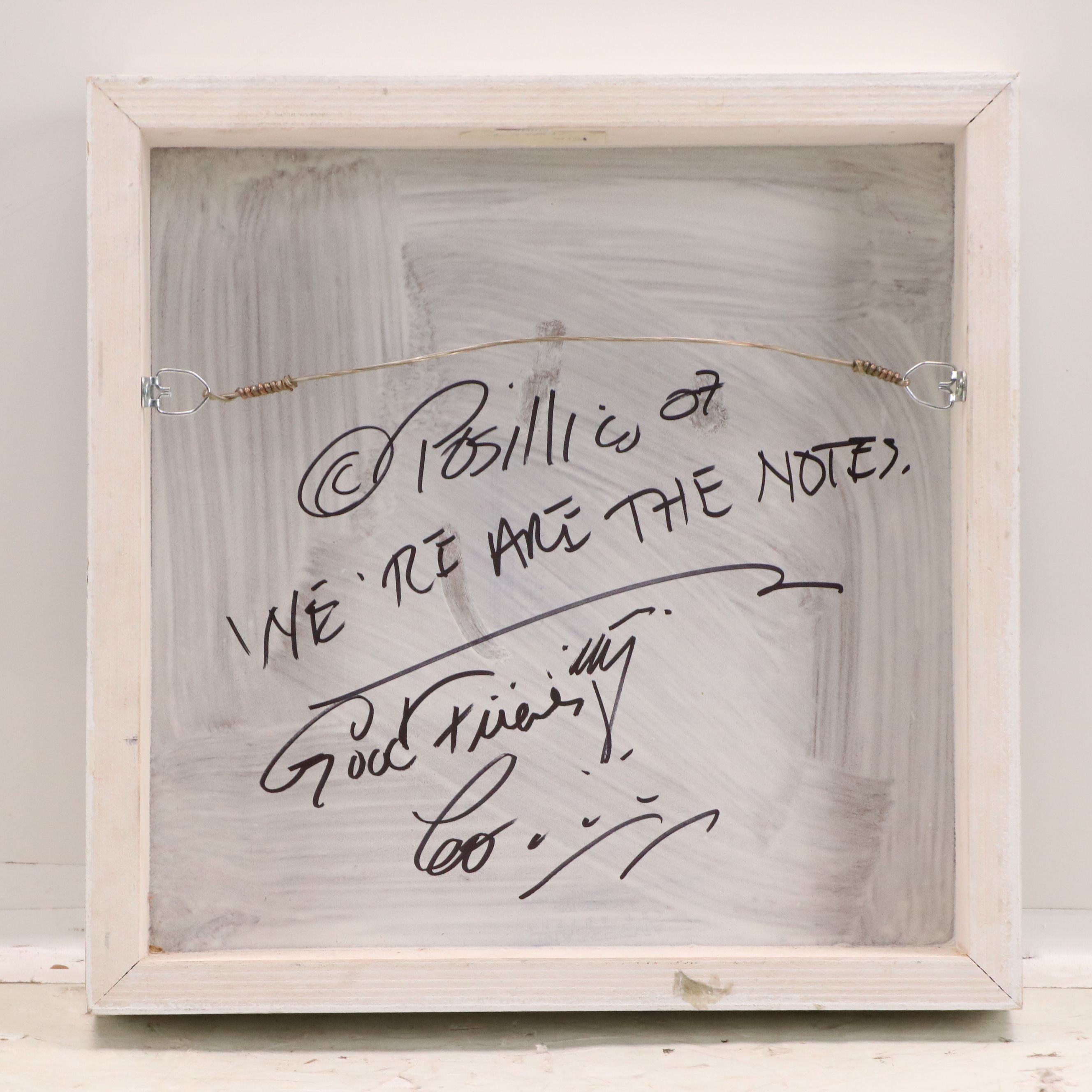 Leo Posillico Oil Painting "We Are the Notes," 2007