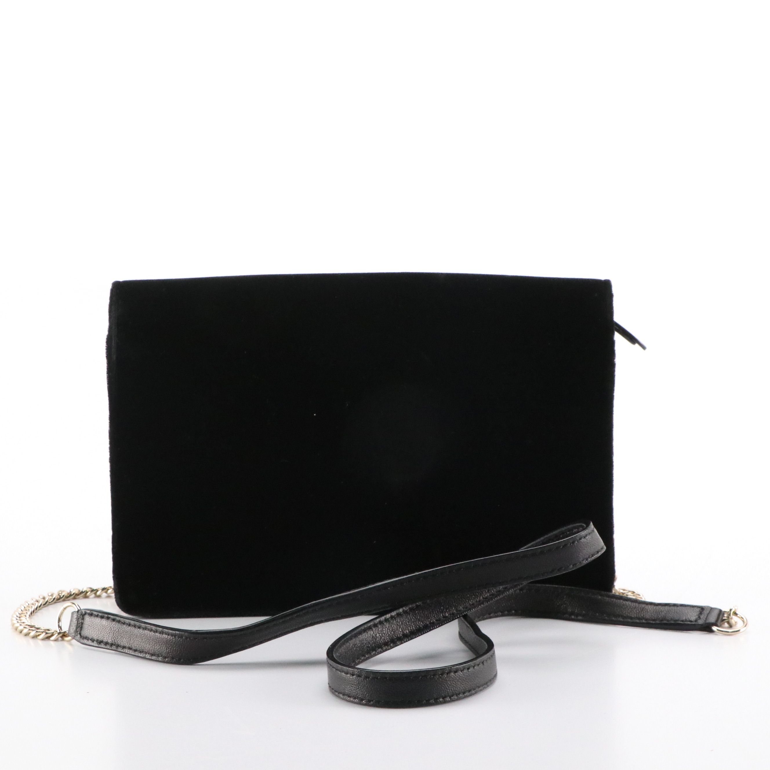 Jimmy Choo Varenne Chain Clutch in Velvet