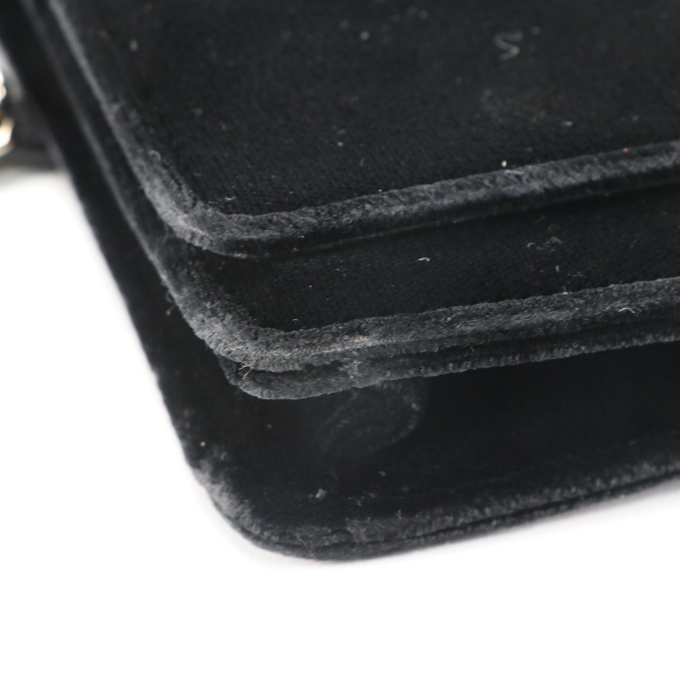 Jimmy Choo Varenne Chain Clutch in Velvet