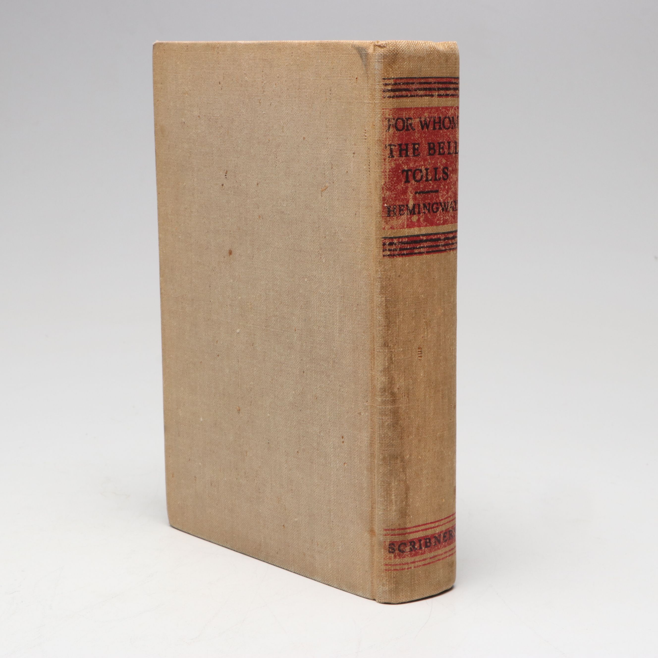 First Printing "For Whom the Bell Tolls" by Ernest Hemingway, 1940