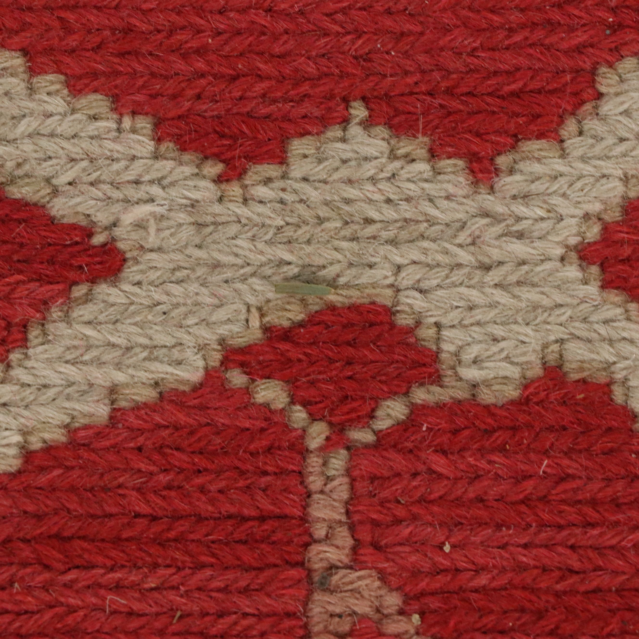 8'2 x 10'6 Handwoven Indo-Turkish Soumak Area Rug