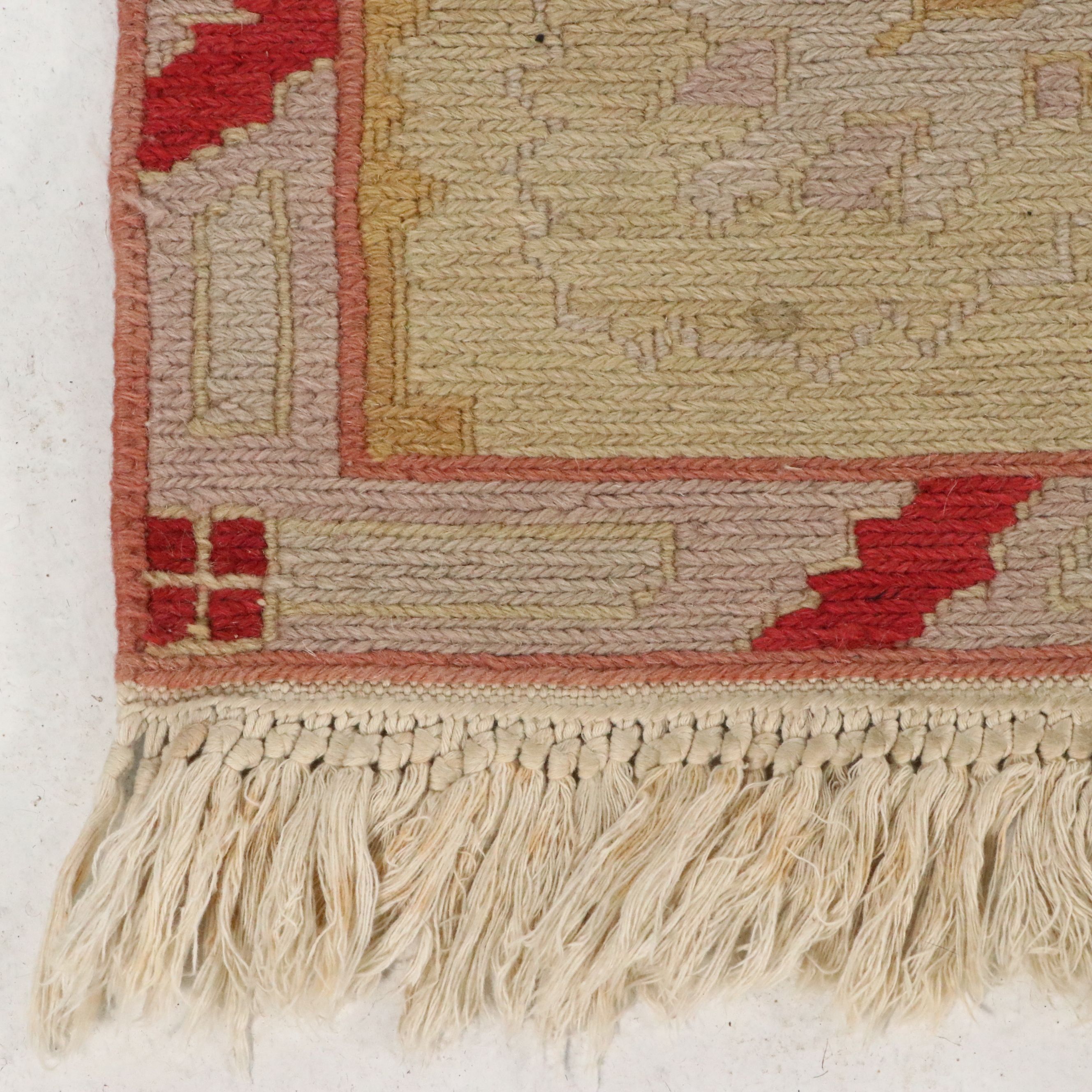 8'2 x 10'6 Handwoven Indo-Turkish Soumak Area Rug