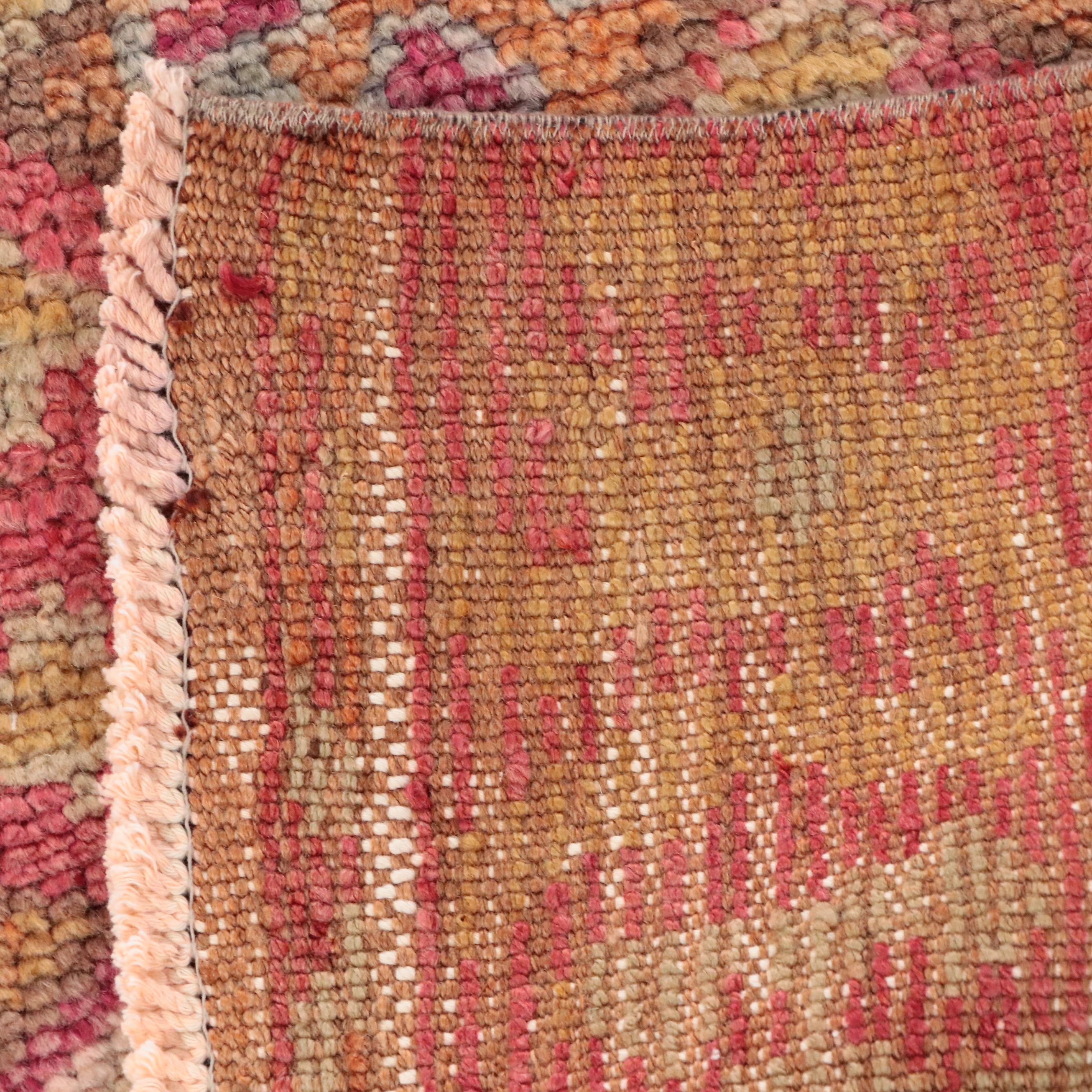 2'6 x 11'10 Hand-Knotted Turkish Anatolian Village Carpet Runner