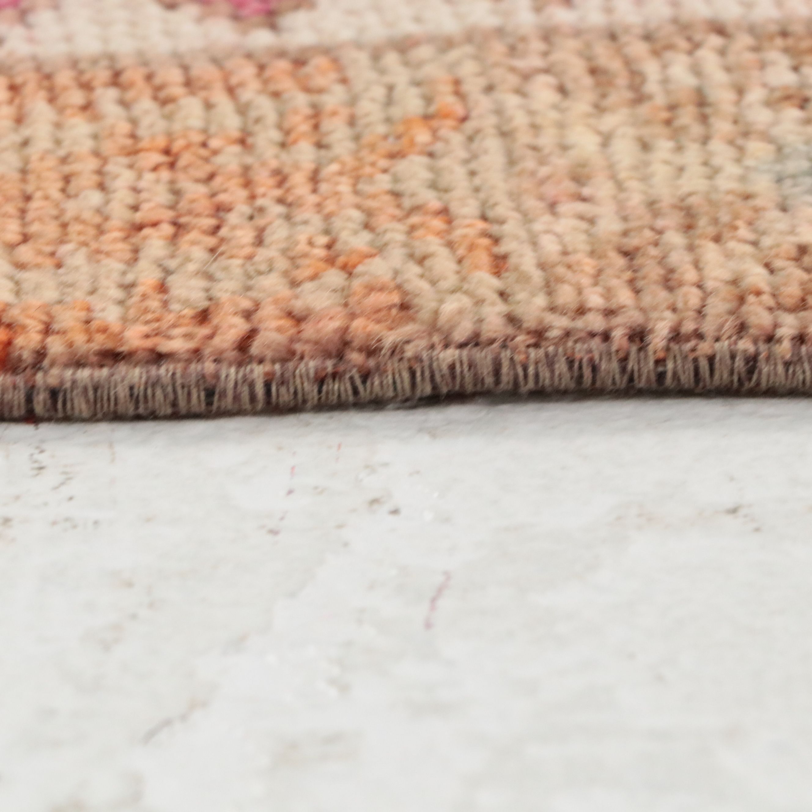 2'6 x 11'10 Hand-Knotted Turkish Anatolian Village Carpet Runner