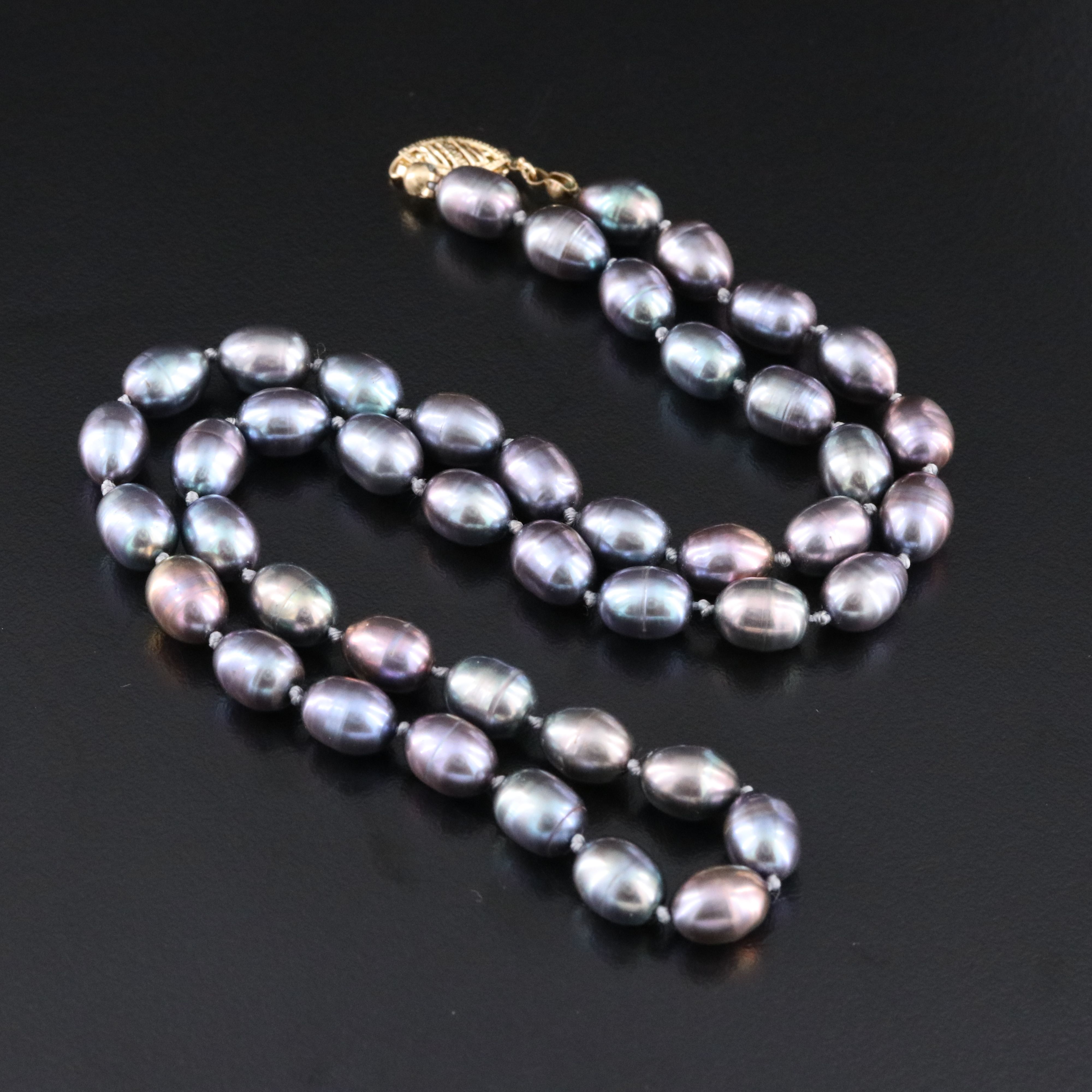 Pearl Necklace with 14K Clasp