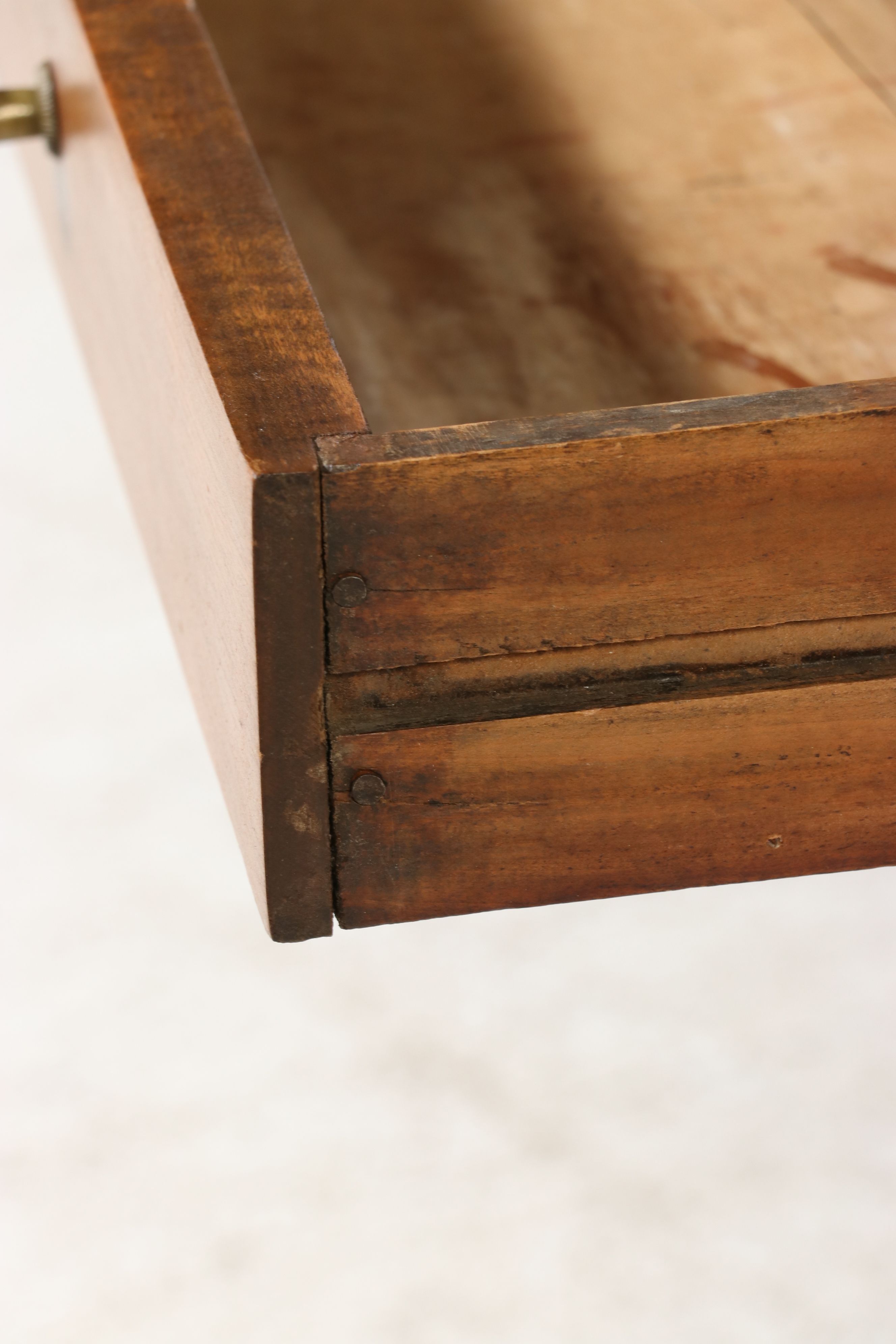 American Empire Revival Cherry Library Table, Late 19th/Early 20th Century