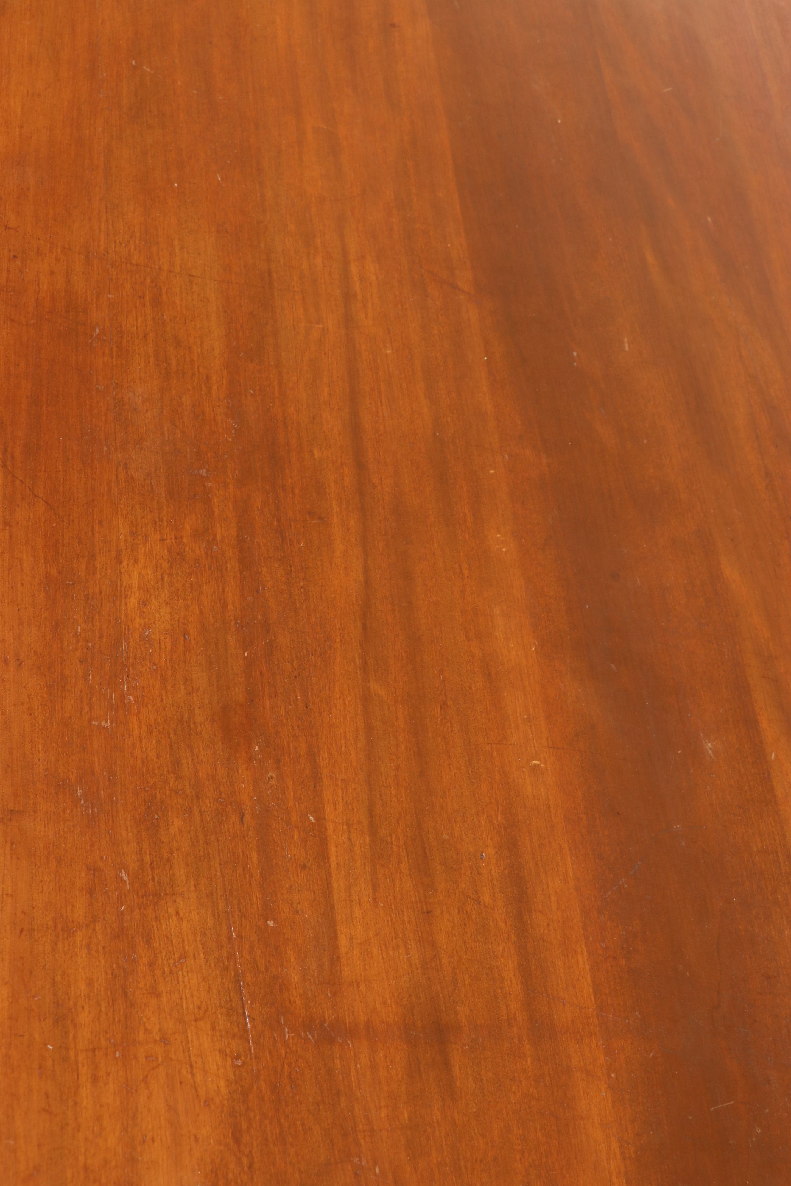 American Empire Revival Cherry Library Table, Late 19th/Early 20th Century