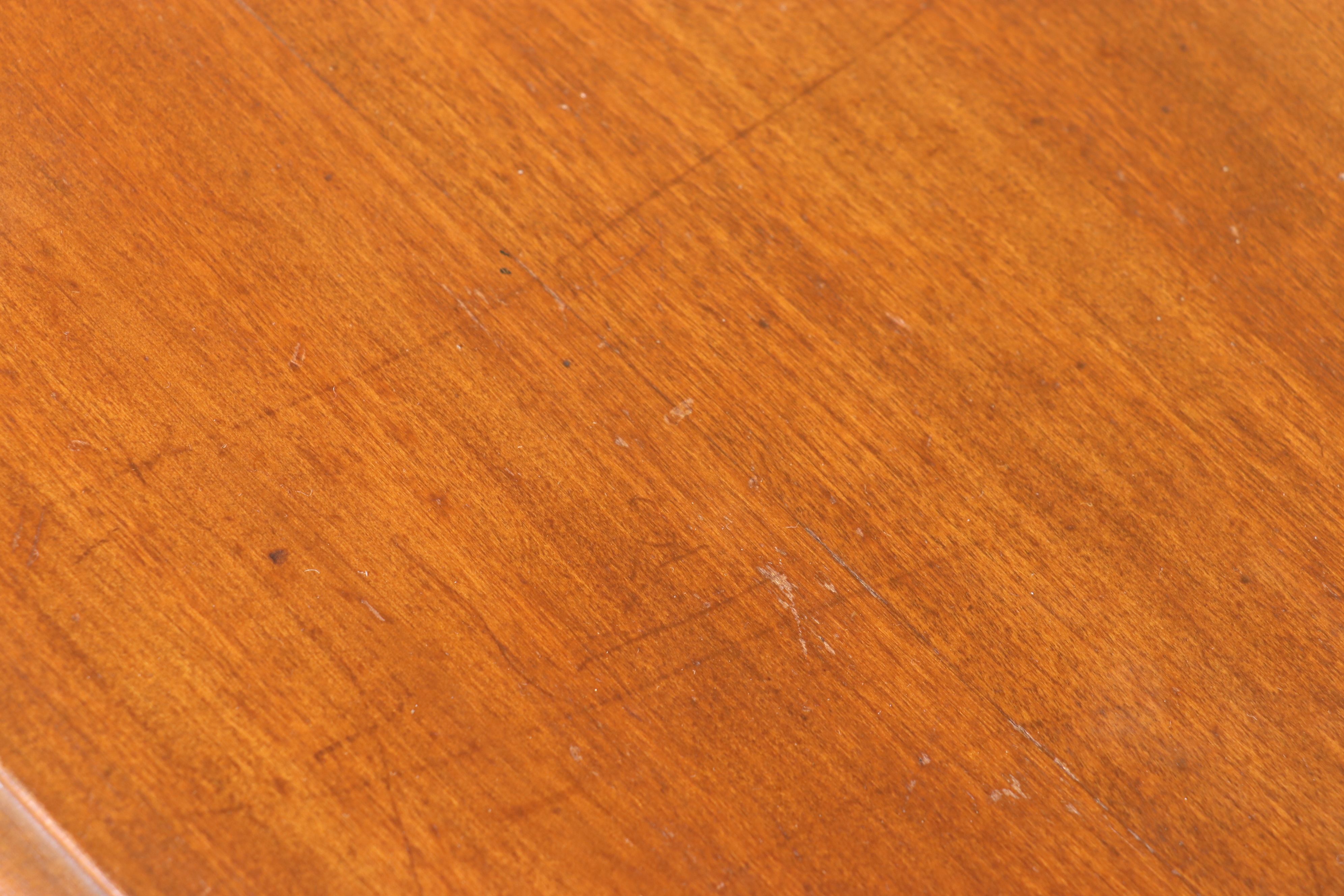 American Empire Revival Cherry Library Table, Late 19th/Early 20th Century