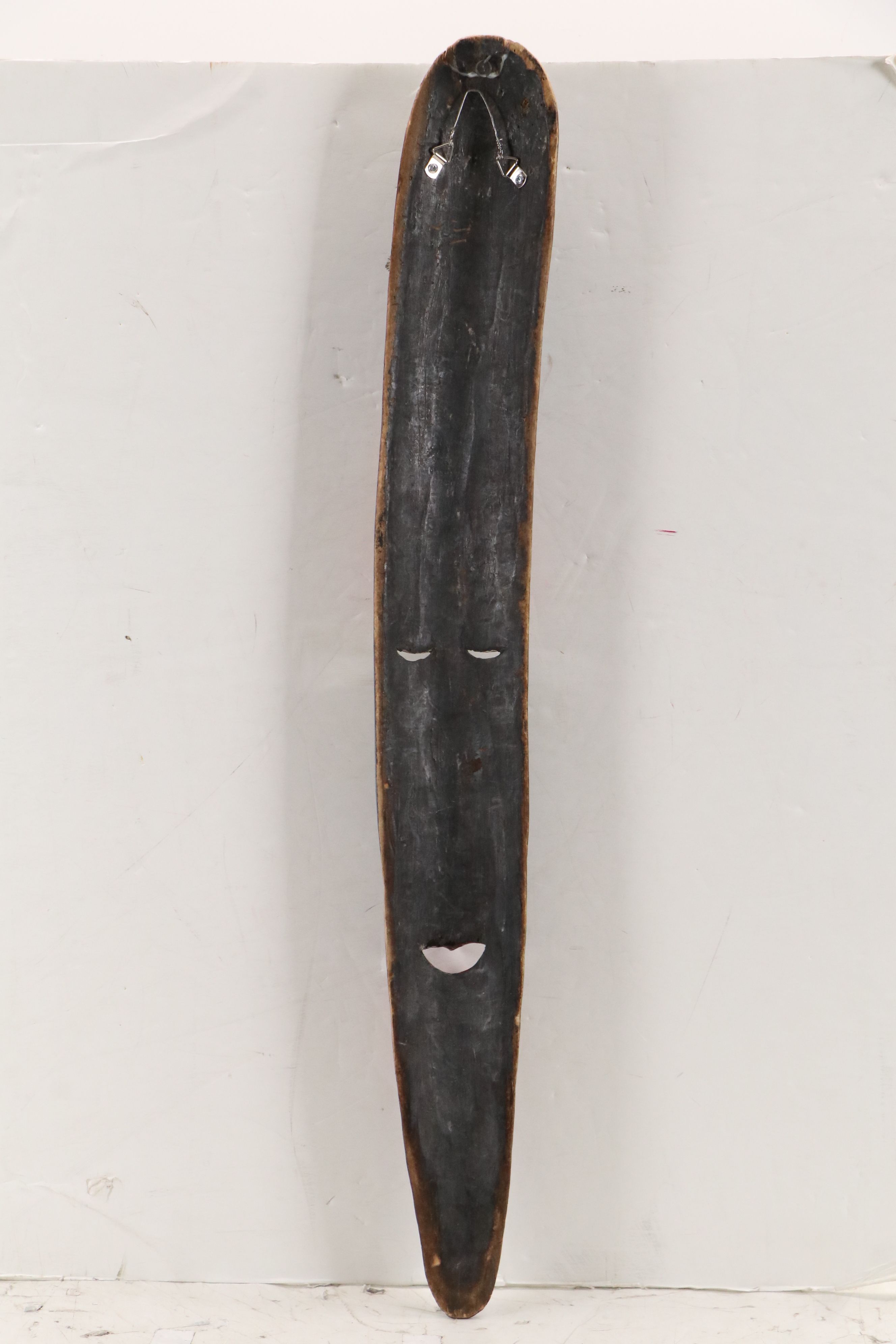 Balinese Souvenir Handcrafted and Hand-Painted Wooden Long Mask