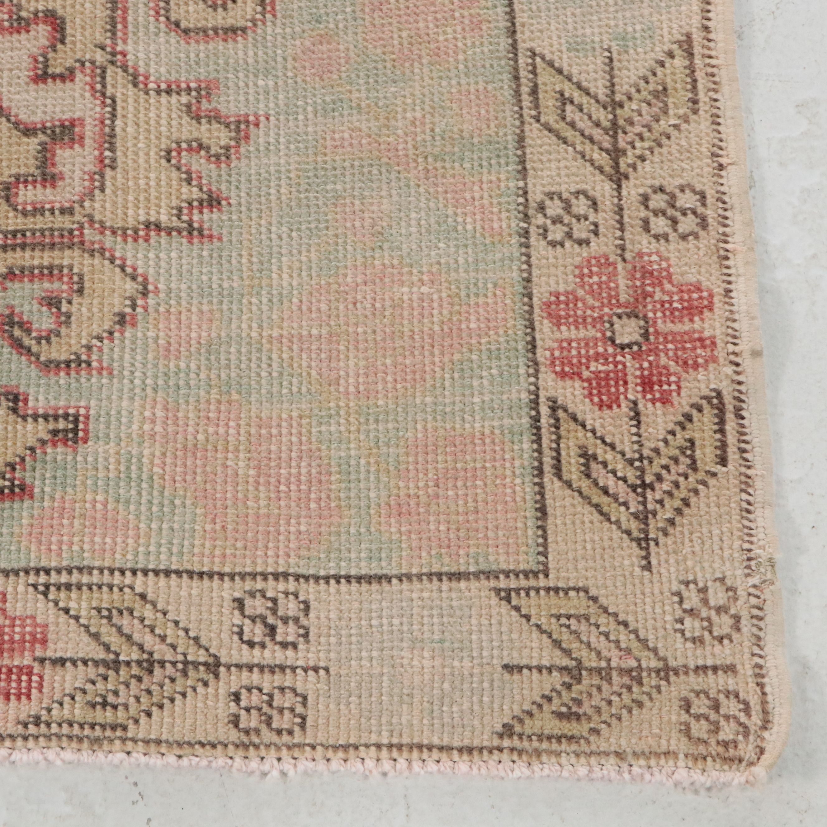 4'9 x 7'5 Hand-Knotted Turkish Oushak Anatolian Medallion Area Rug