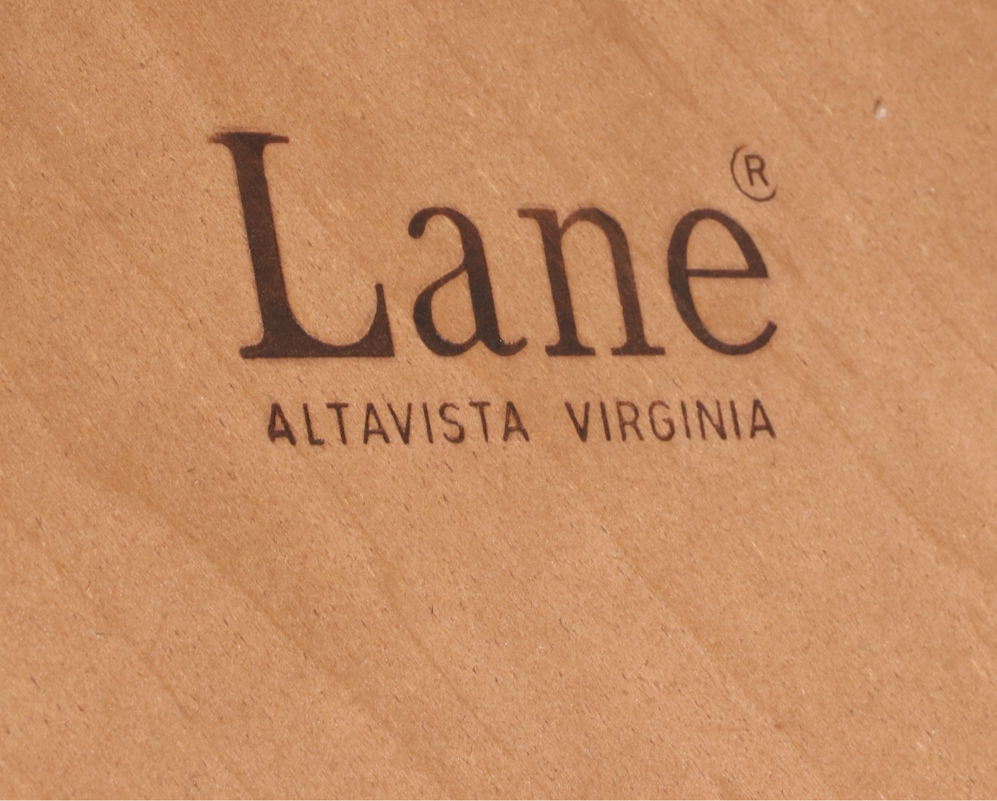 Lane "Acclaim" Series Triangular Walnut & Fruitwood Tiered Corner Table, 1964