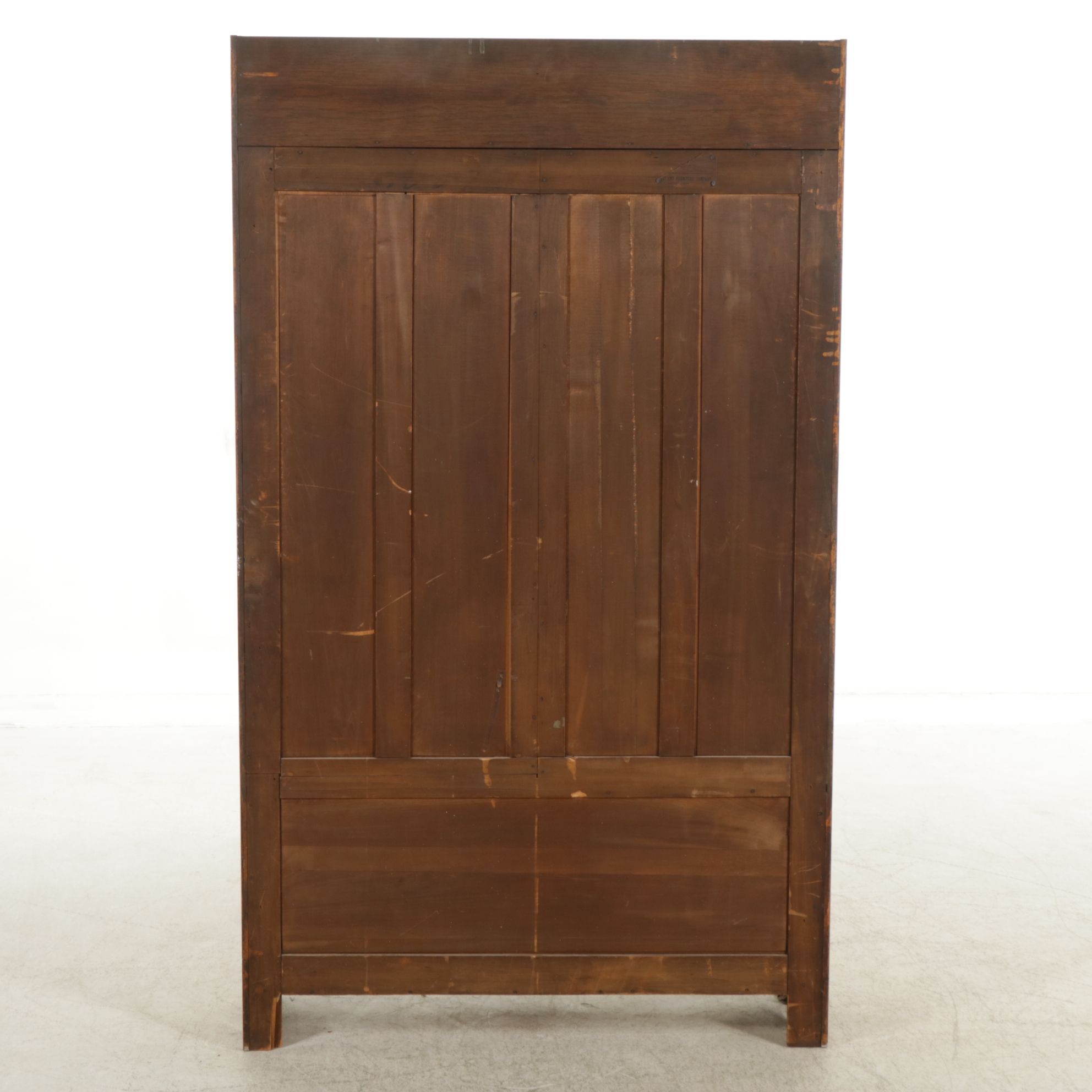 Late Victorian West End Furniture Co. Oak Side-by-Side Secretary Bookcase