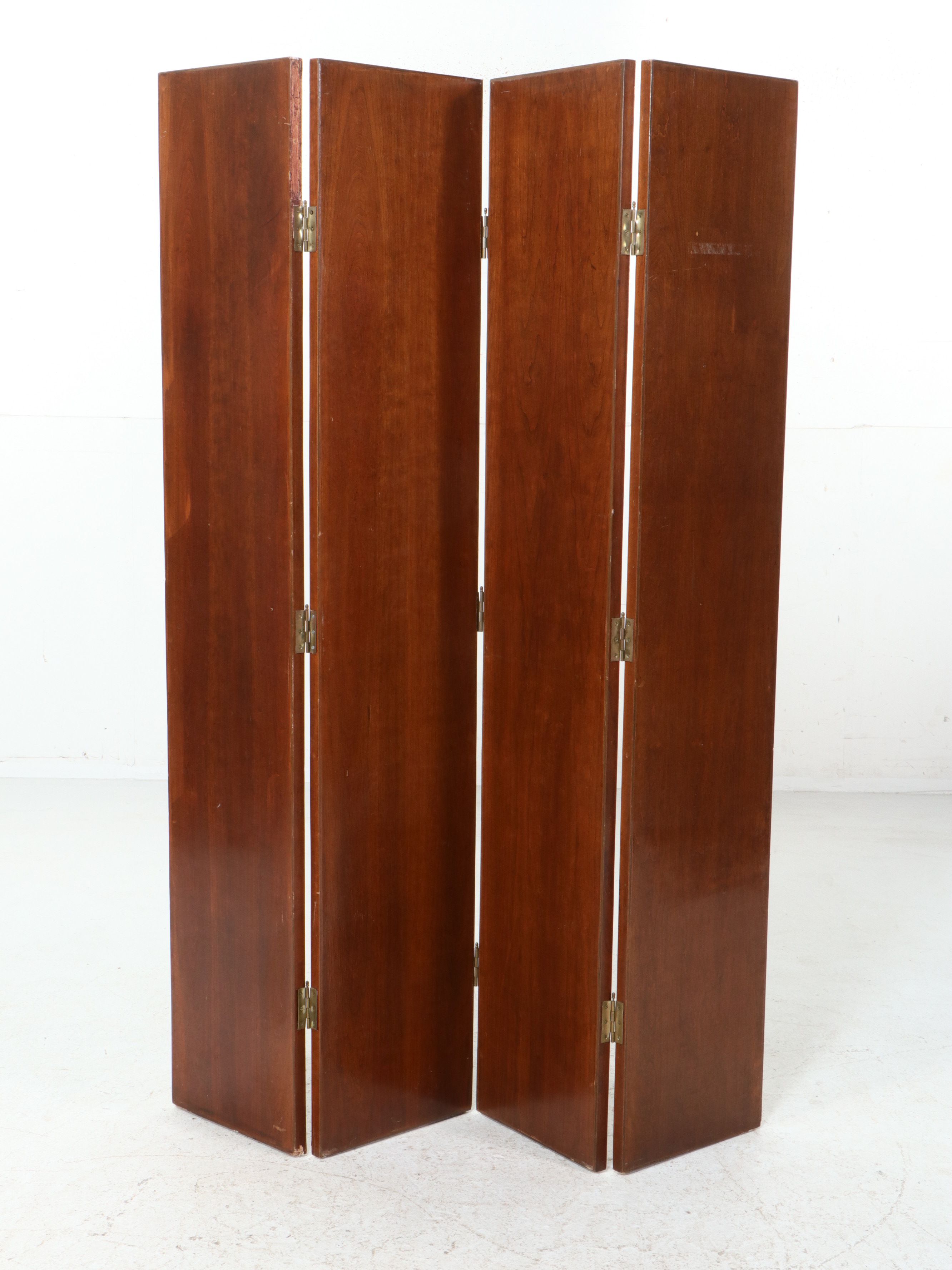 Maitland Smith Trompe l'Oeil Library Folding Screen, Late 20th Century