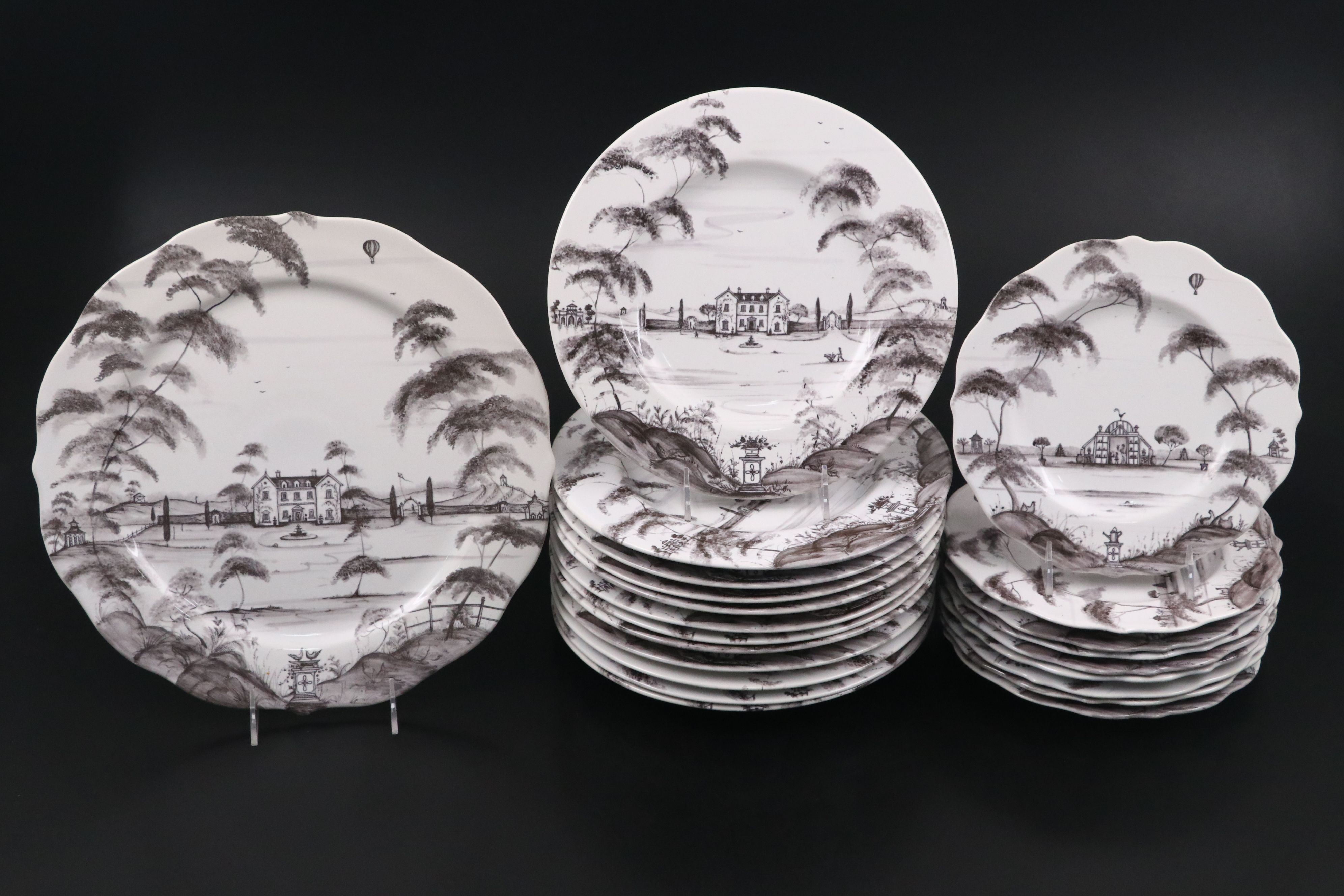 Juliska Ceramics "Country Estate" Dinnerware, Early 21st Century