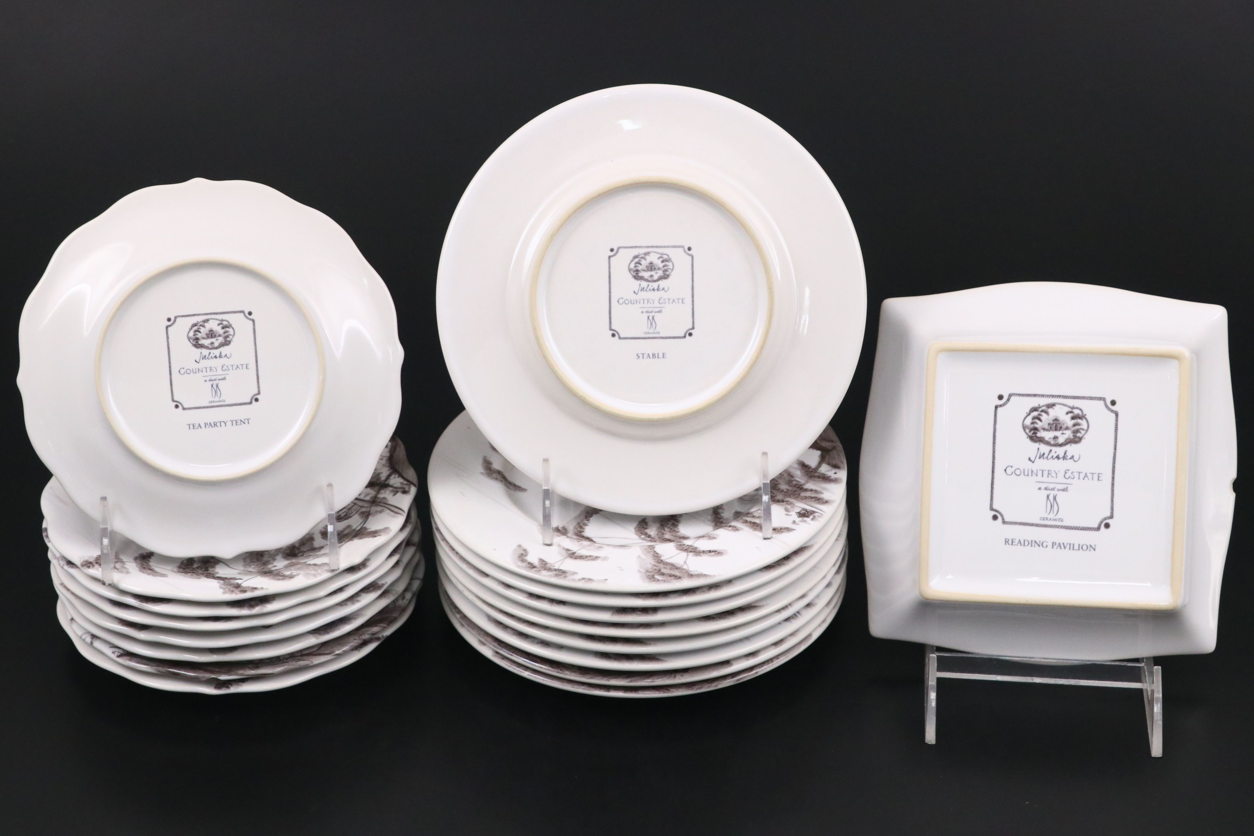 Juliska Ceramics "Country Estate" Dinnerware, Early 21st Century