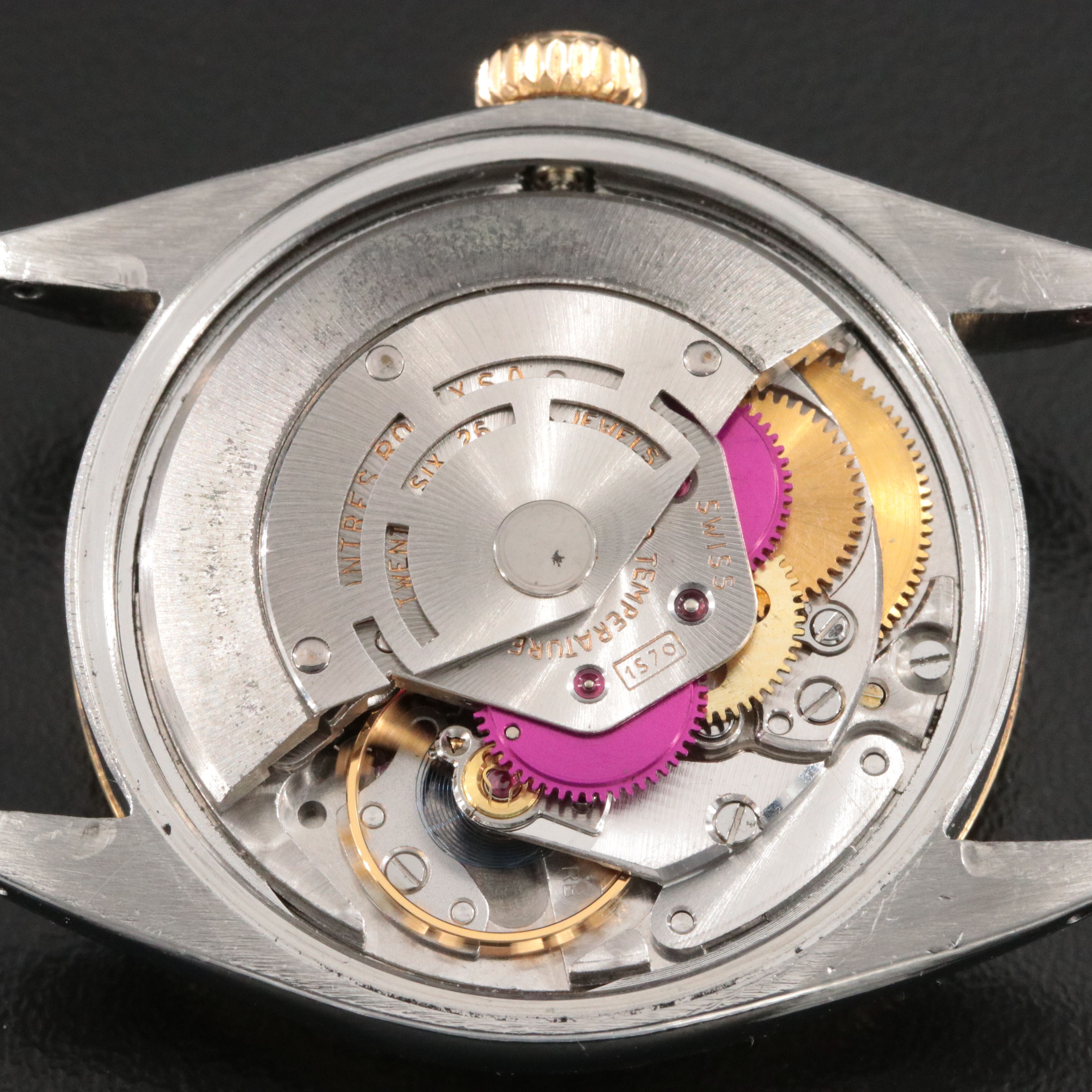 1971 Rolex Two Tone Zephry Dial Model 1512 Watch