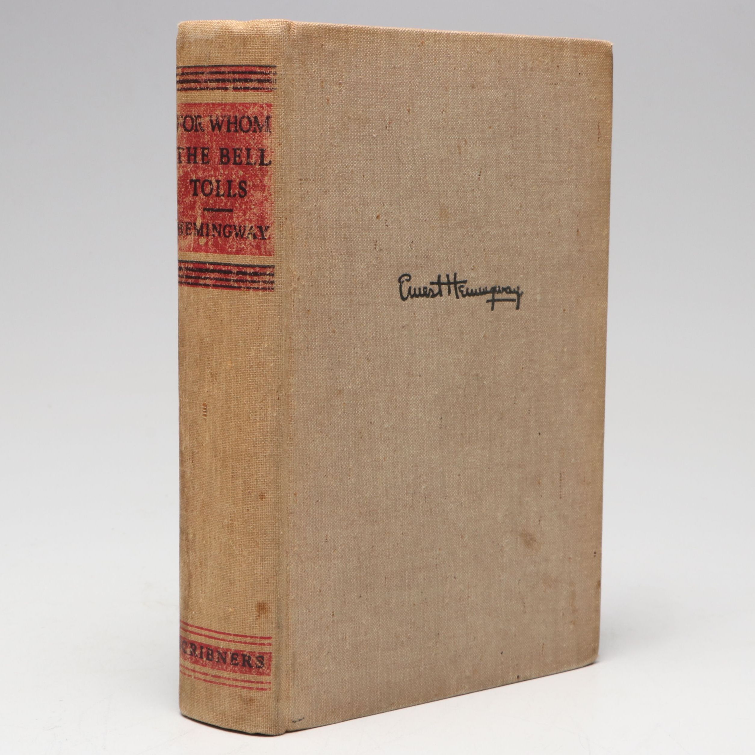 First Printing "For Whom the Bell Tolls" by Ernest Hemingway, 1940