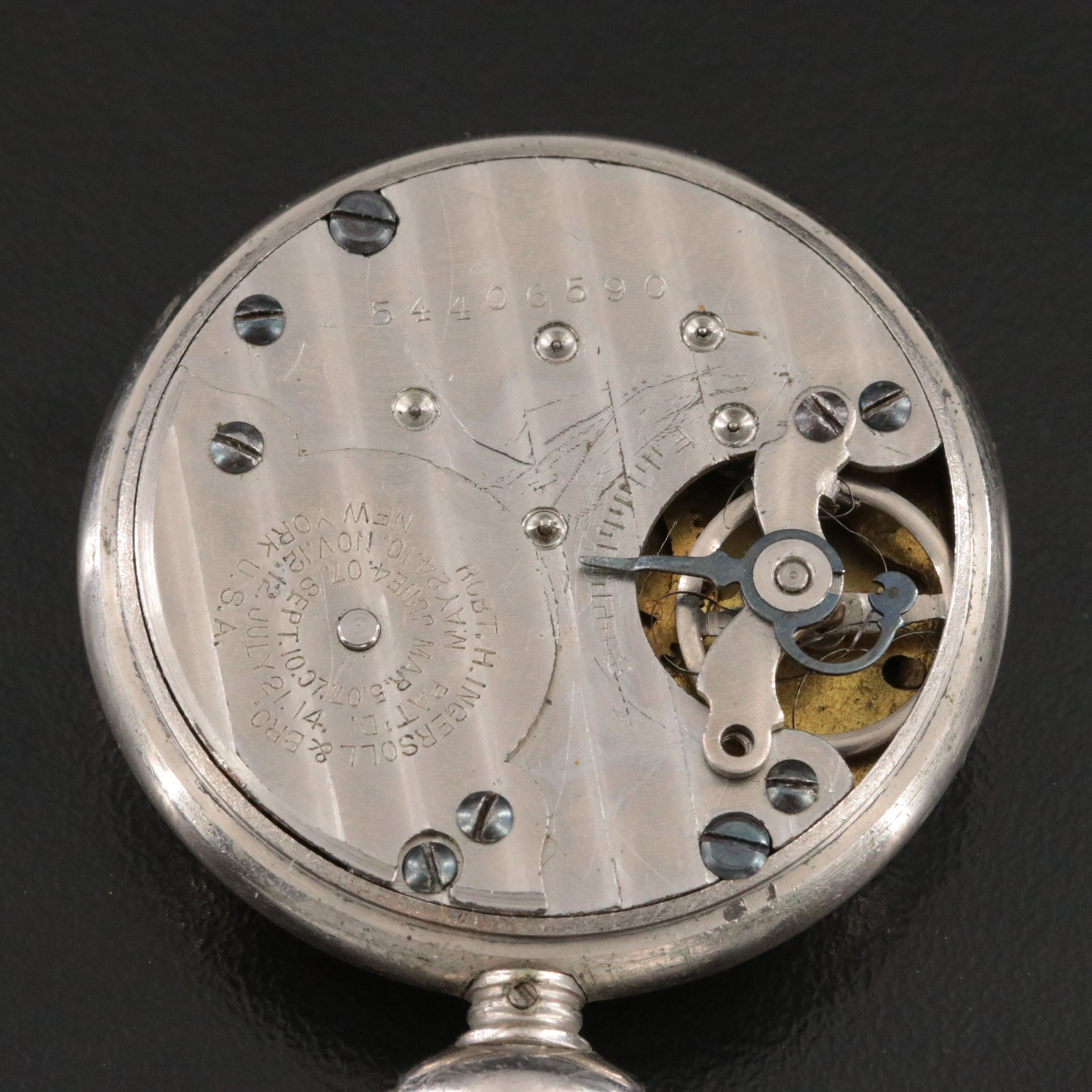 Vintage Illinois and Ingersoll Midget Pocket Watches