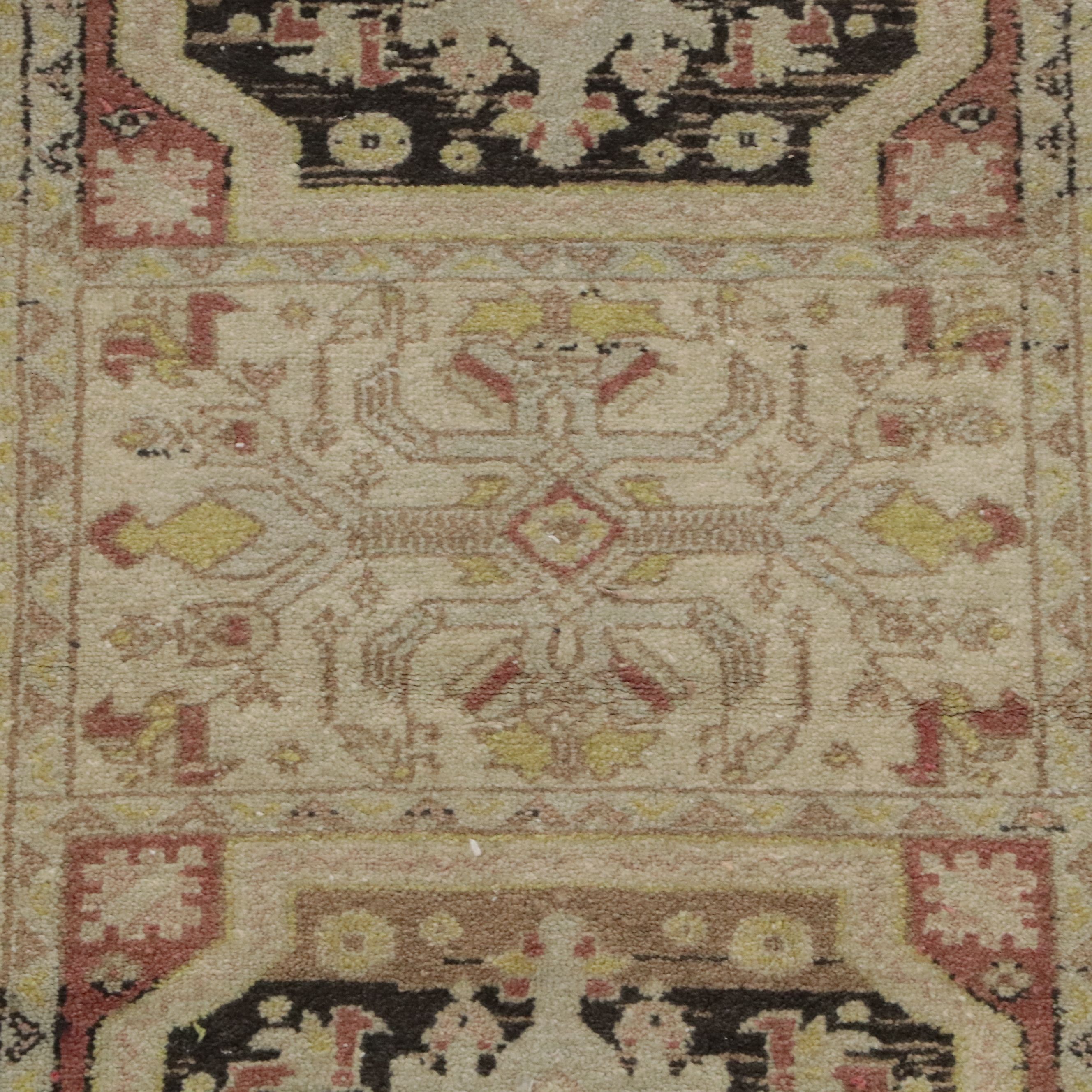 2'9 x 9'6 Hand-Knotted Turkish Anatolian Carpet Runner