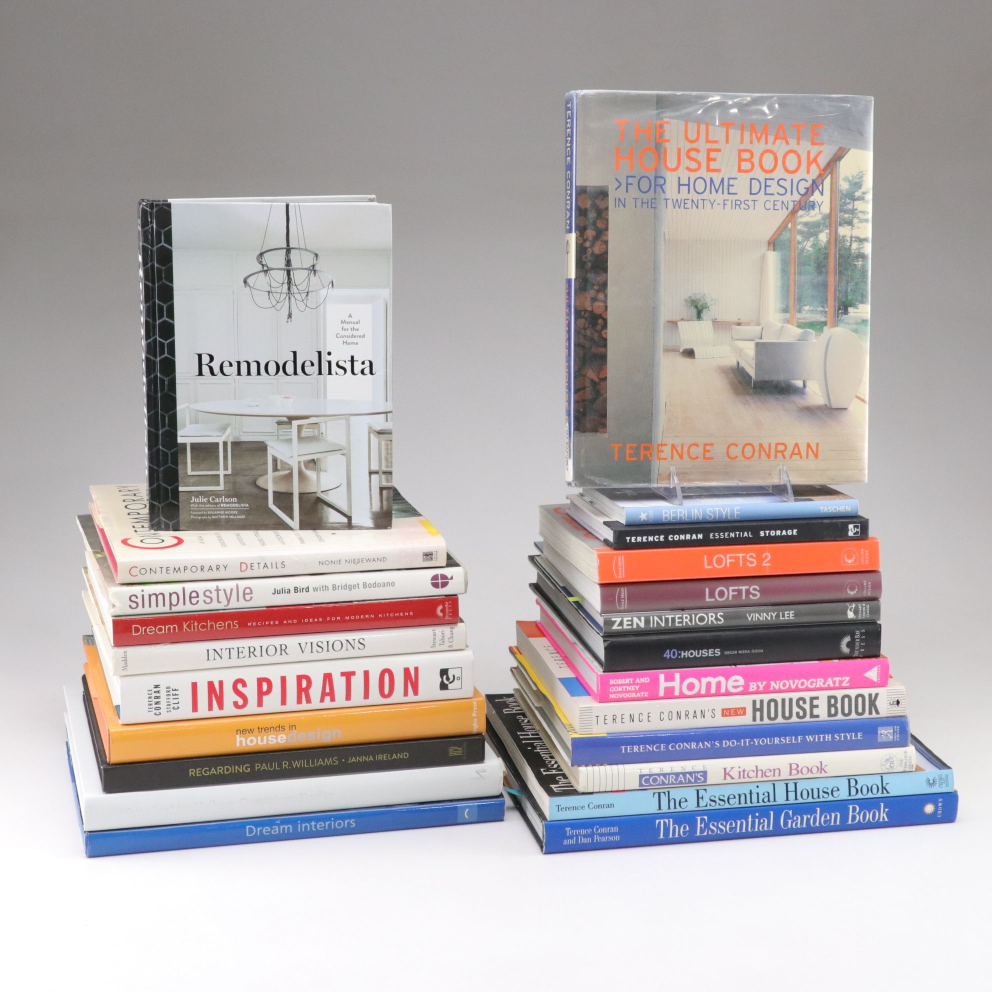 Terence Conran, Julie Carlson, and More Guide Books on Interior Design