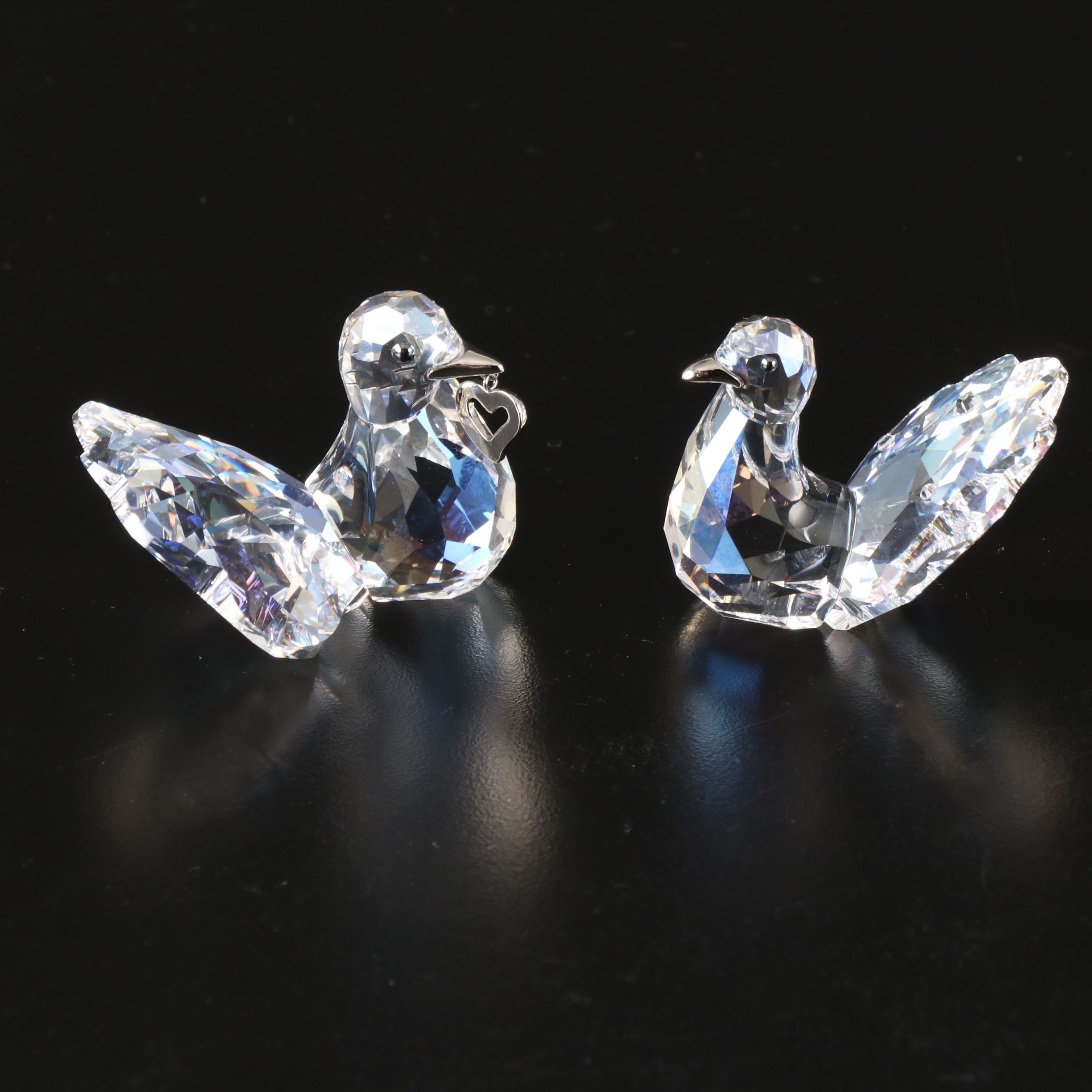 Swarovski "Swan," "Shell with Pearl," and More Crystal Figurines