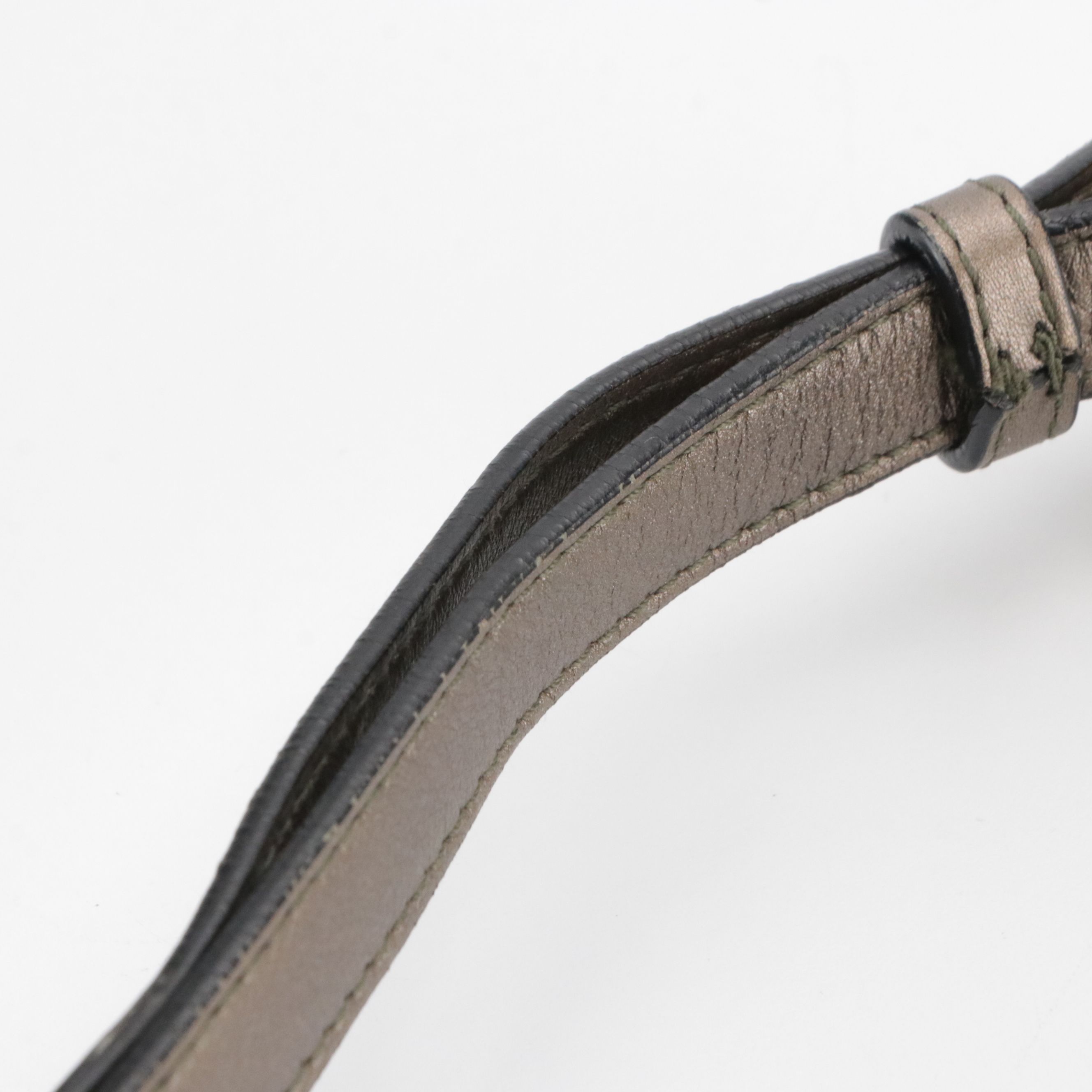 BVLGARI Chandra Shoulder Bag in Quilted Metallic Leather