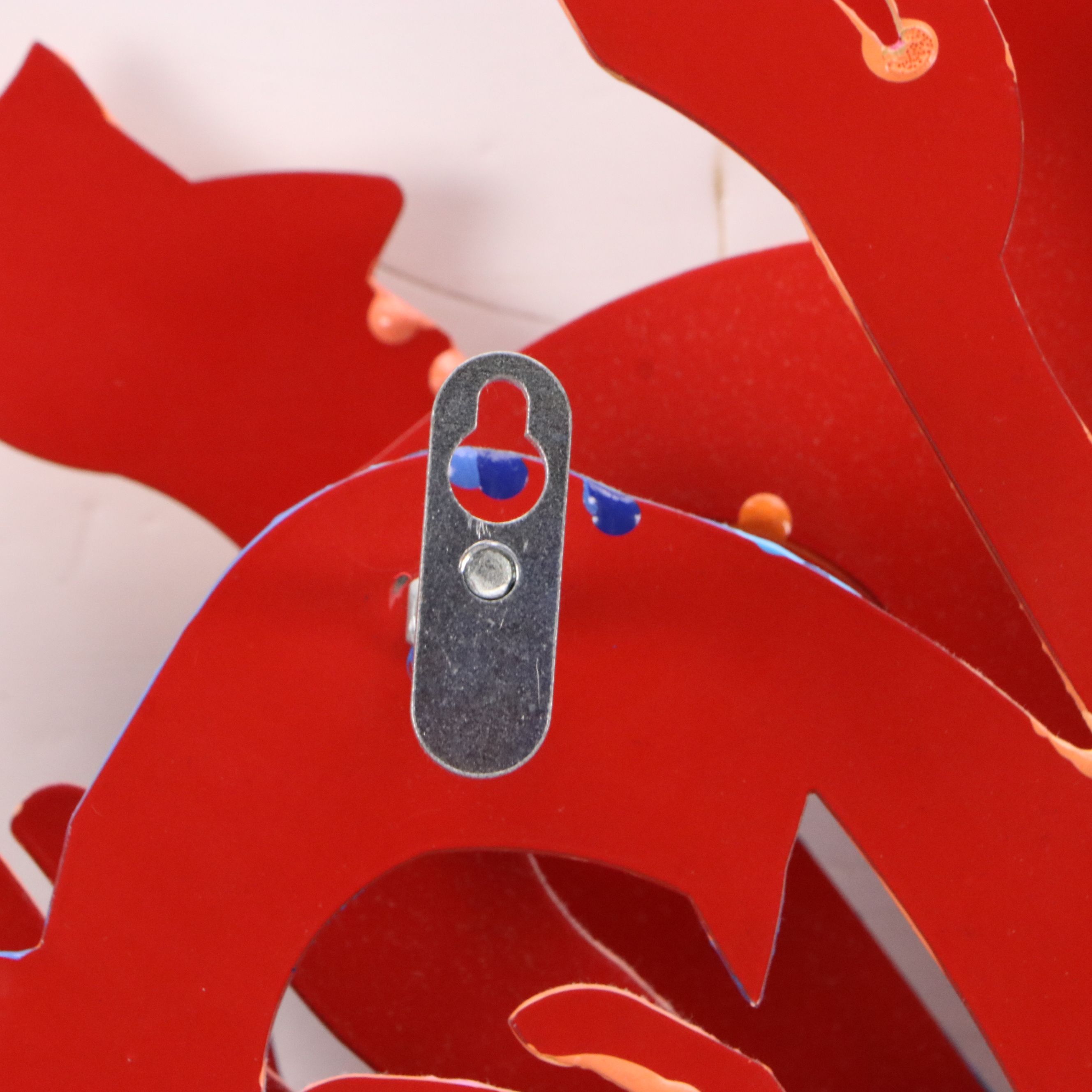 David Gerstein Hand-Painted Steel Sculpture "Human Circle"