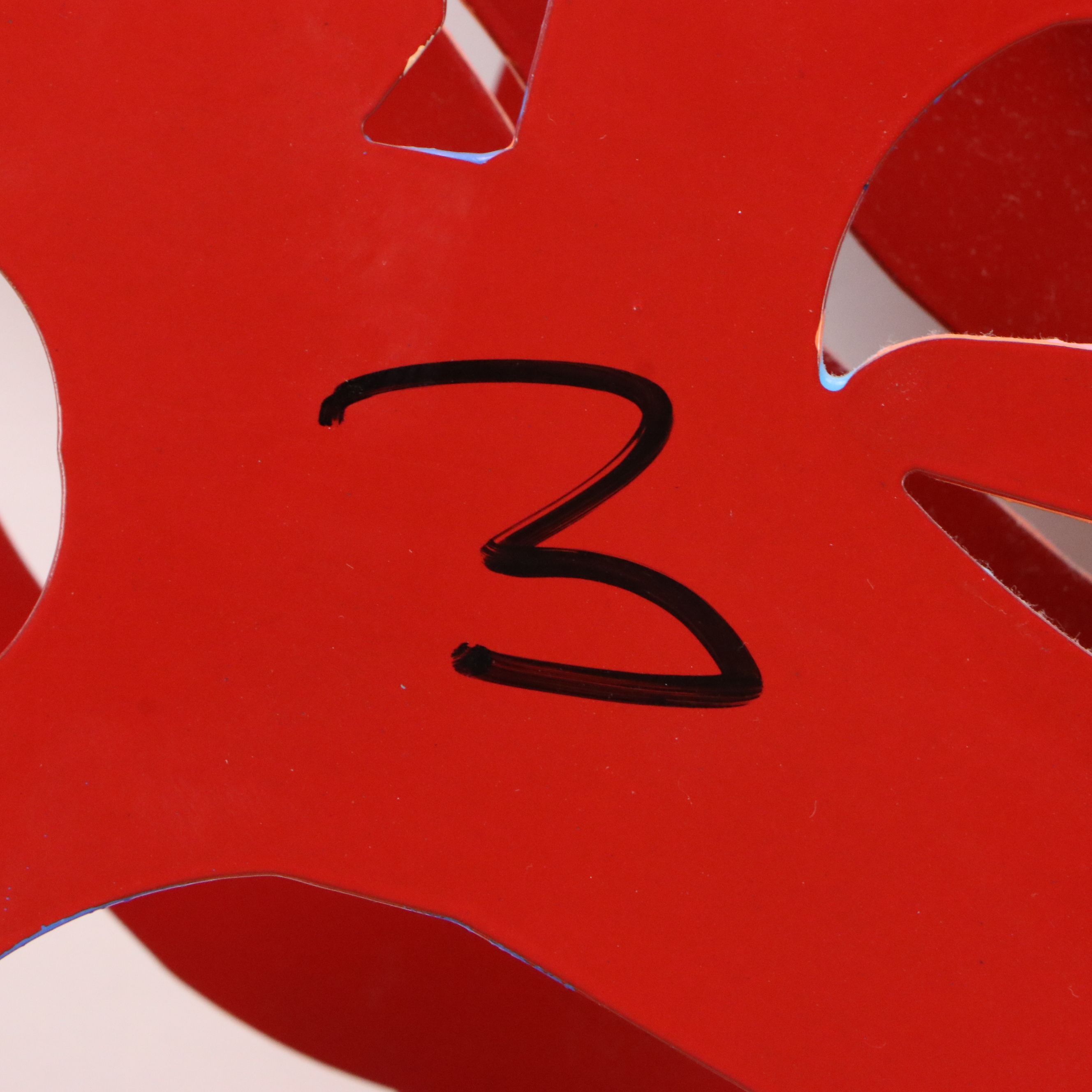 David Gerstein Hand-Painted Steel Sculpture "Human Circle"