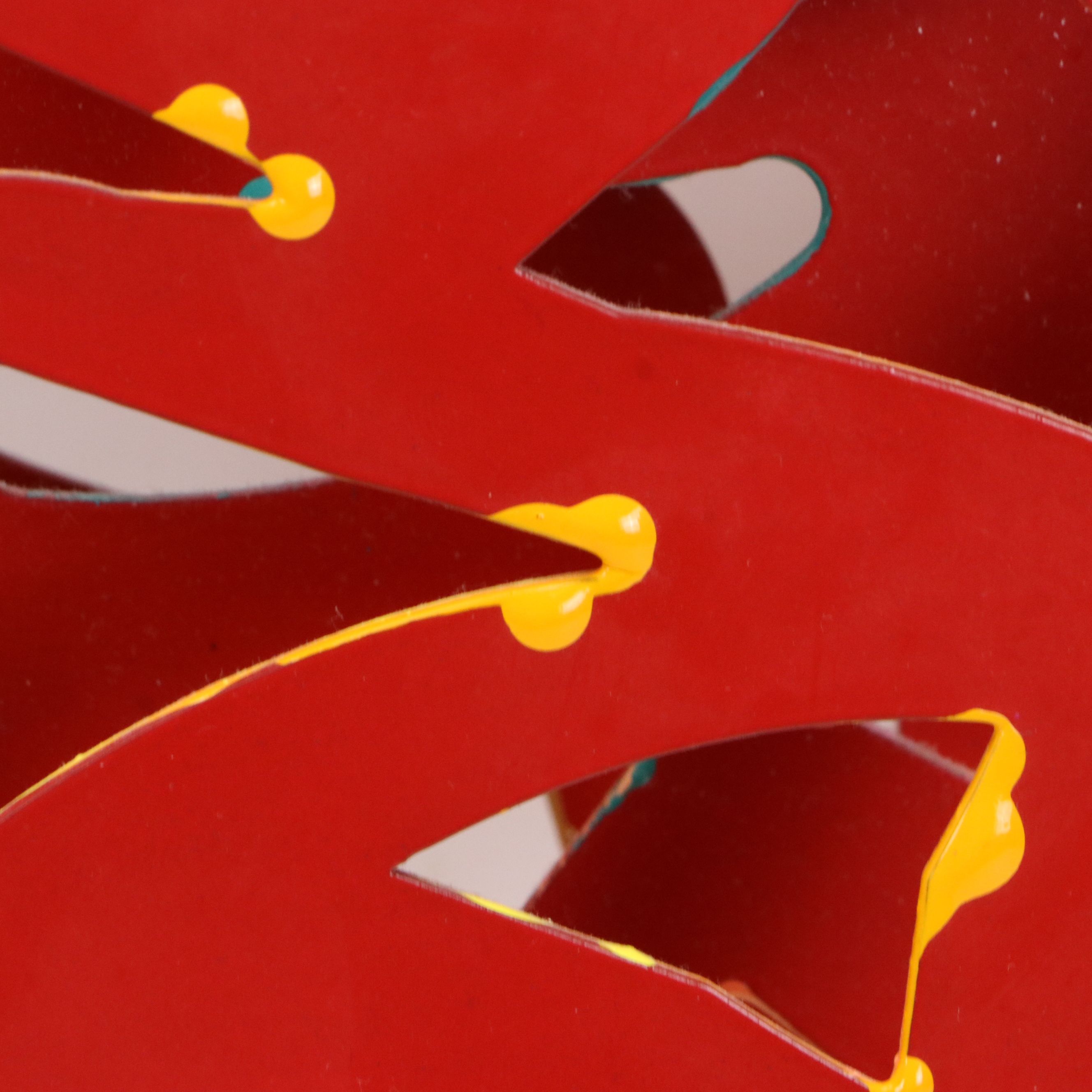 David Gerstein Hand-Painted Steel Sculpture "Human Circle"