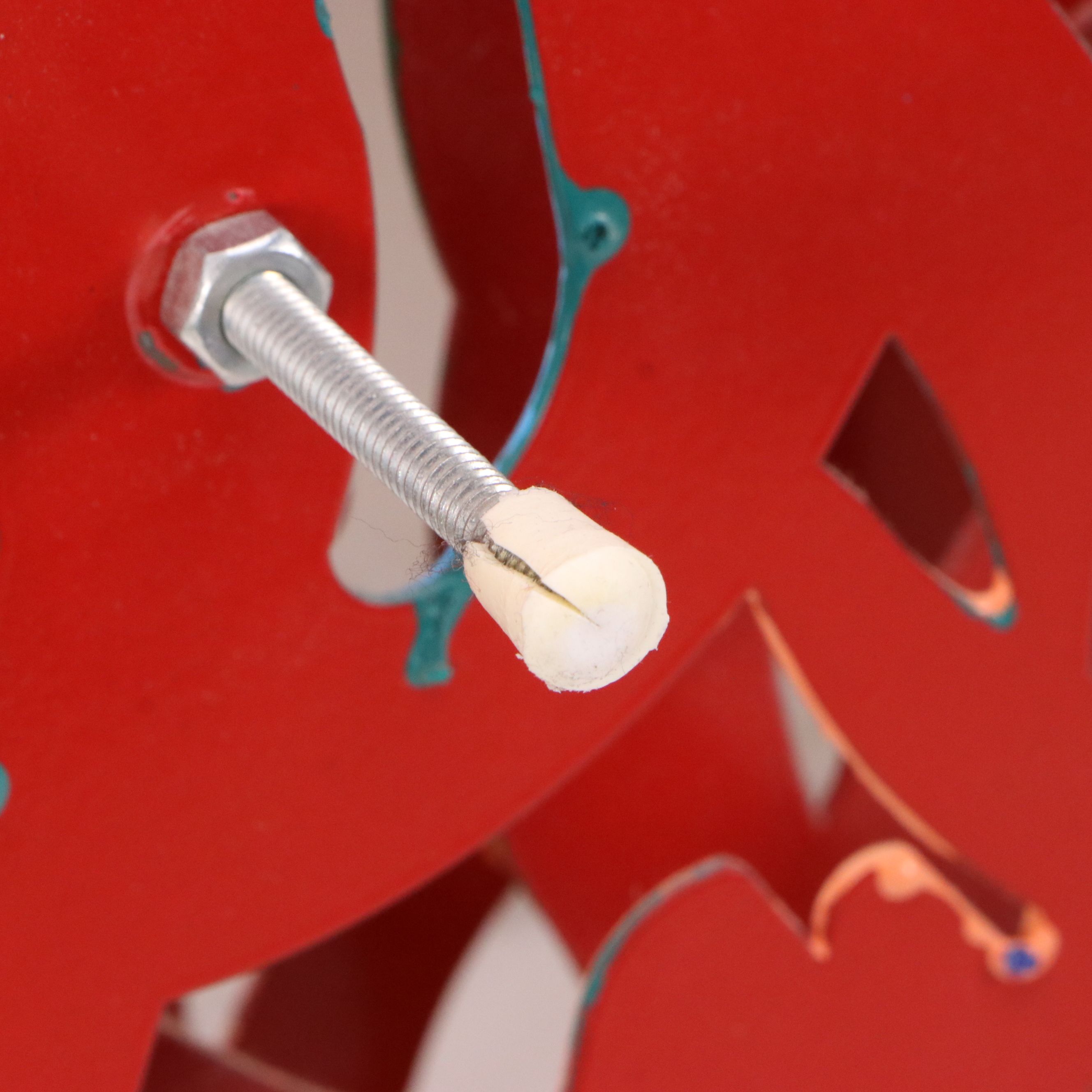 David Gerstein Hand-Painted Steel Sculpture "Human Circle"