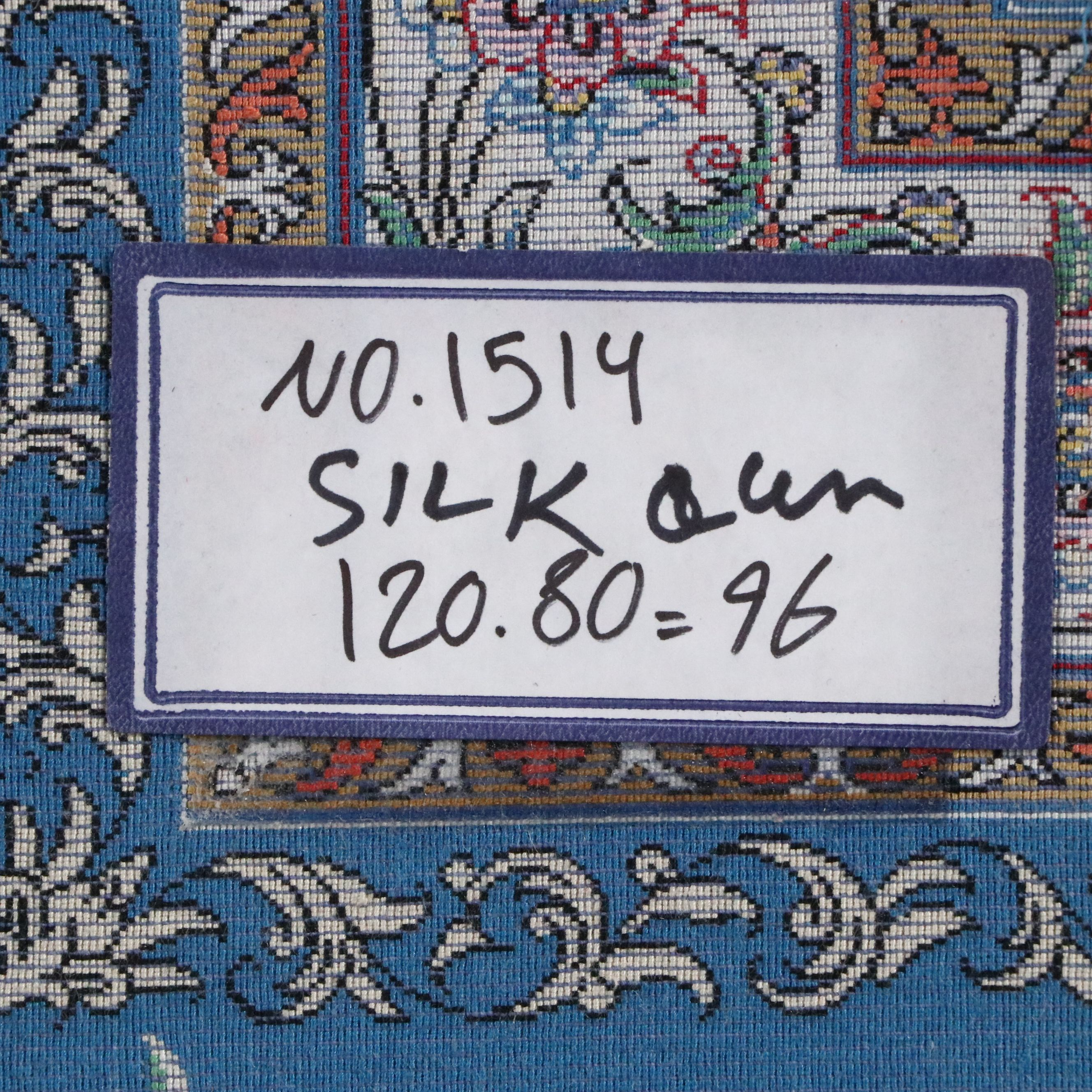 2'8 x 4'2 Machine Made Turkish Tabriz Style Silk Accent Rug