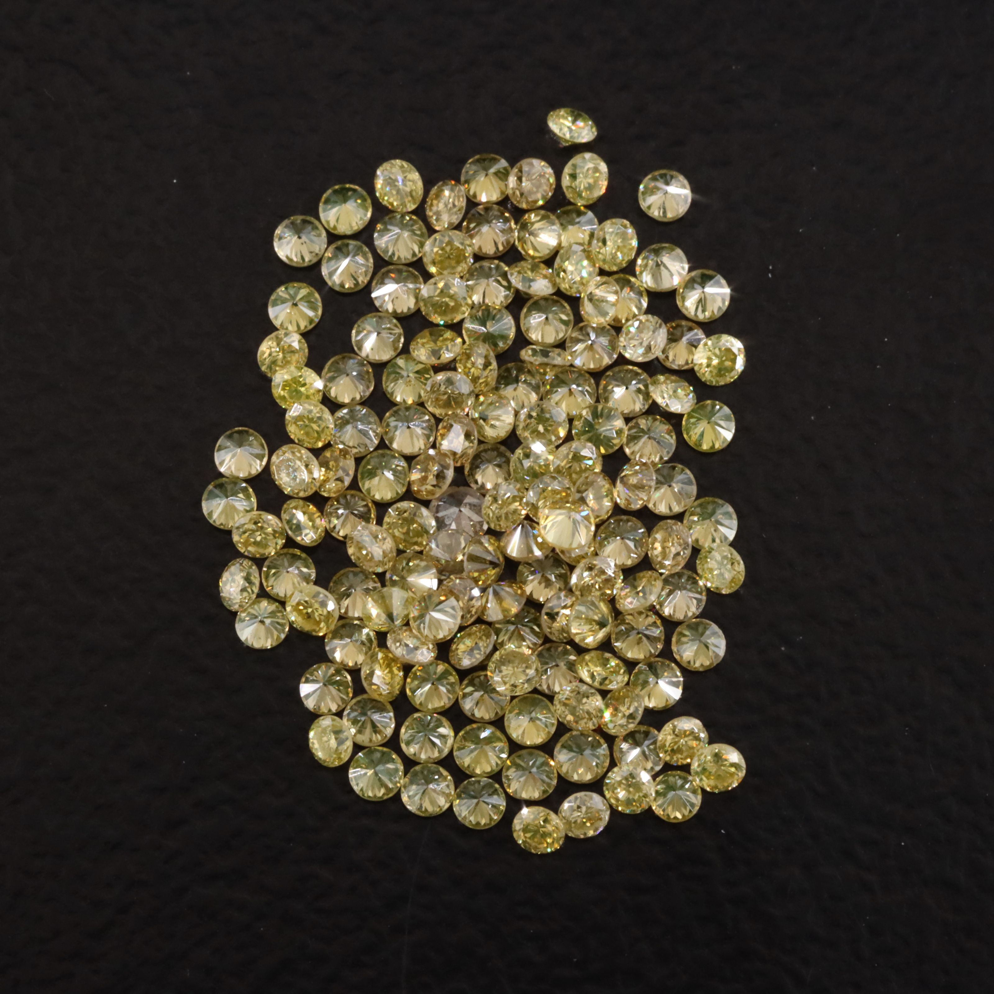 Loose 1.57 CTW Fancy Yellow Diamond Lot