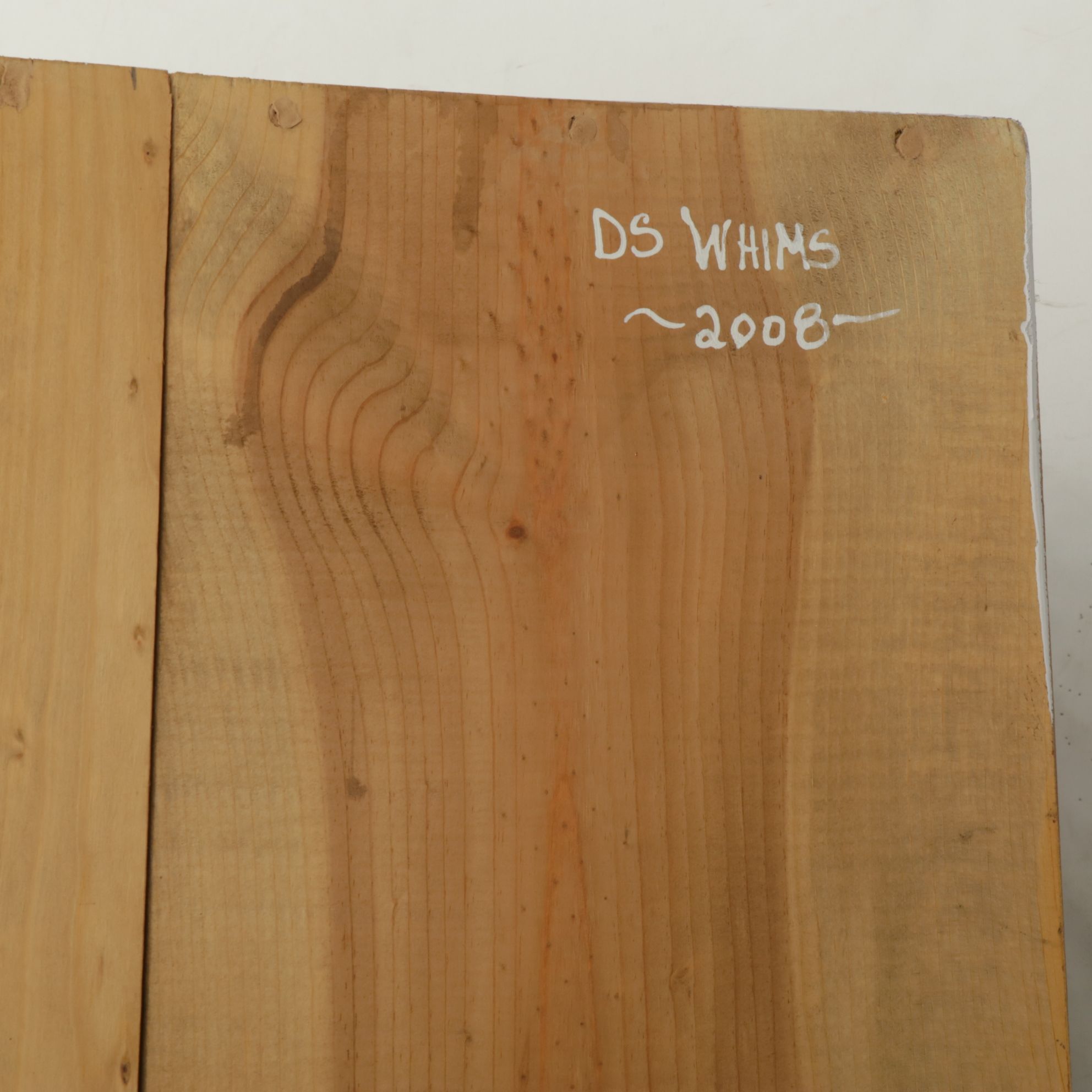 DS Whims Primitive Painted Pine Corner Cabinet, 2008