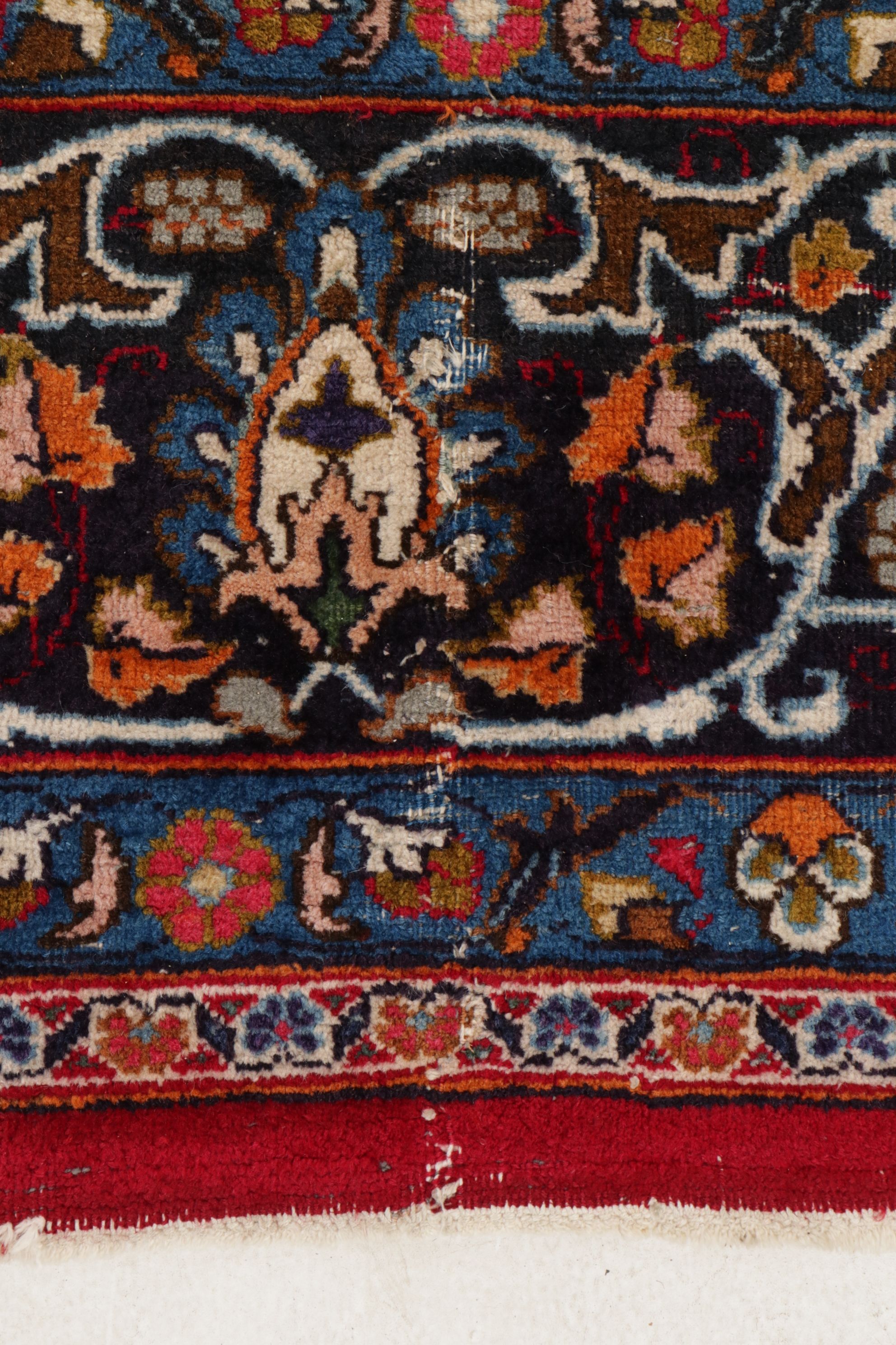 9'10 x 13'2 Hand-Knotted Persian Isfahan Room Sized Rug