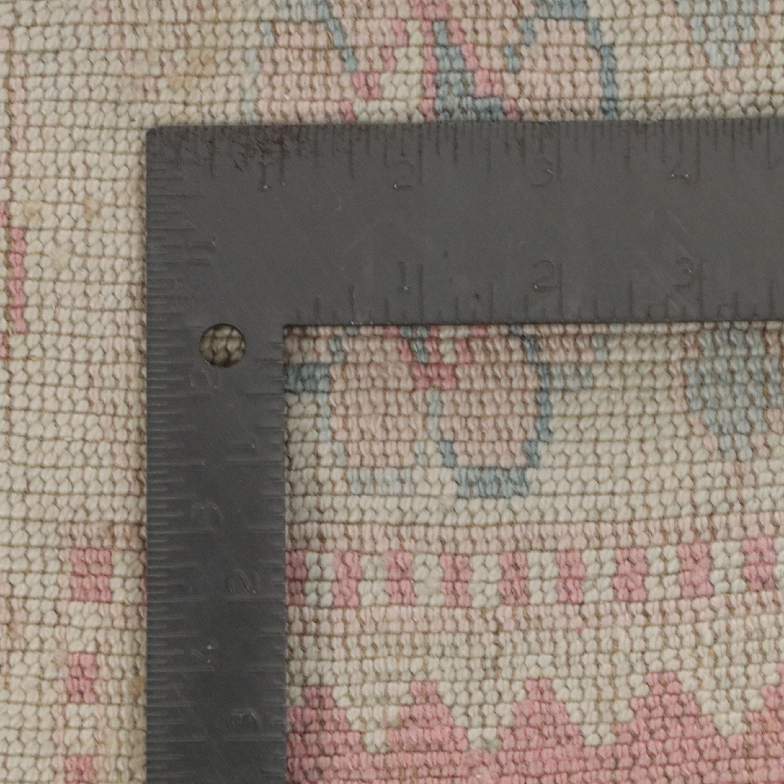 2'8 x 6'7 Hand-Knotted Turkish Oushak Carpet Runner