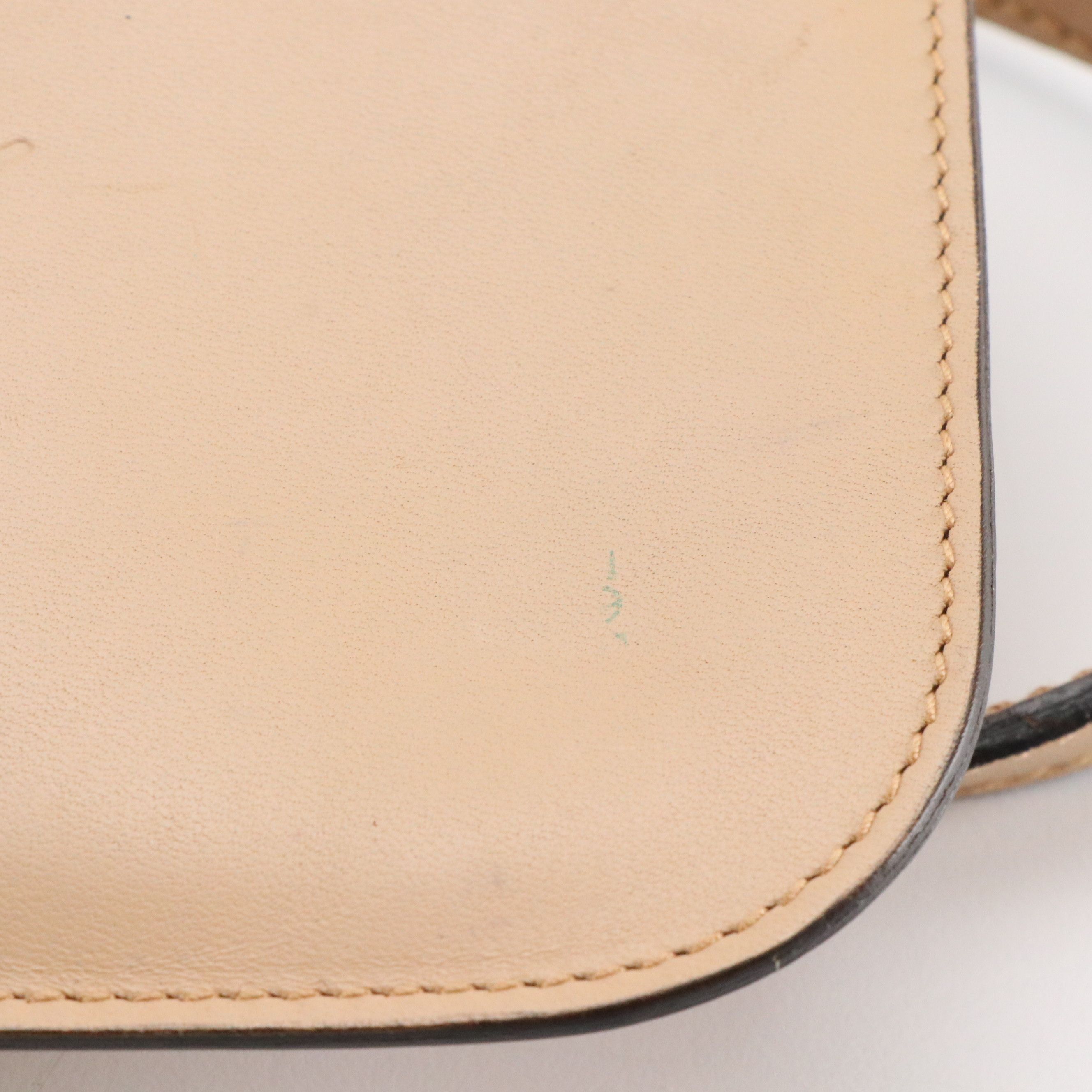 Gucci Signature Craft Tote Bag and Zip Pouch in GG Canvas and Blush/Tan Leather