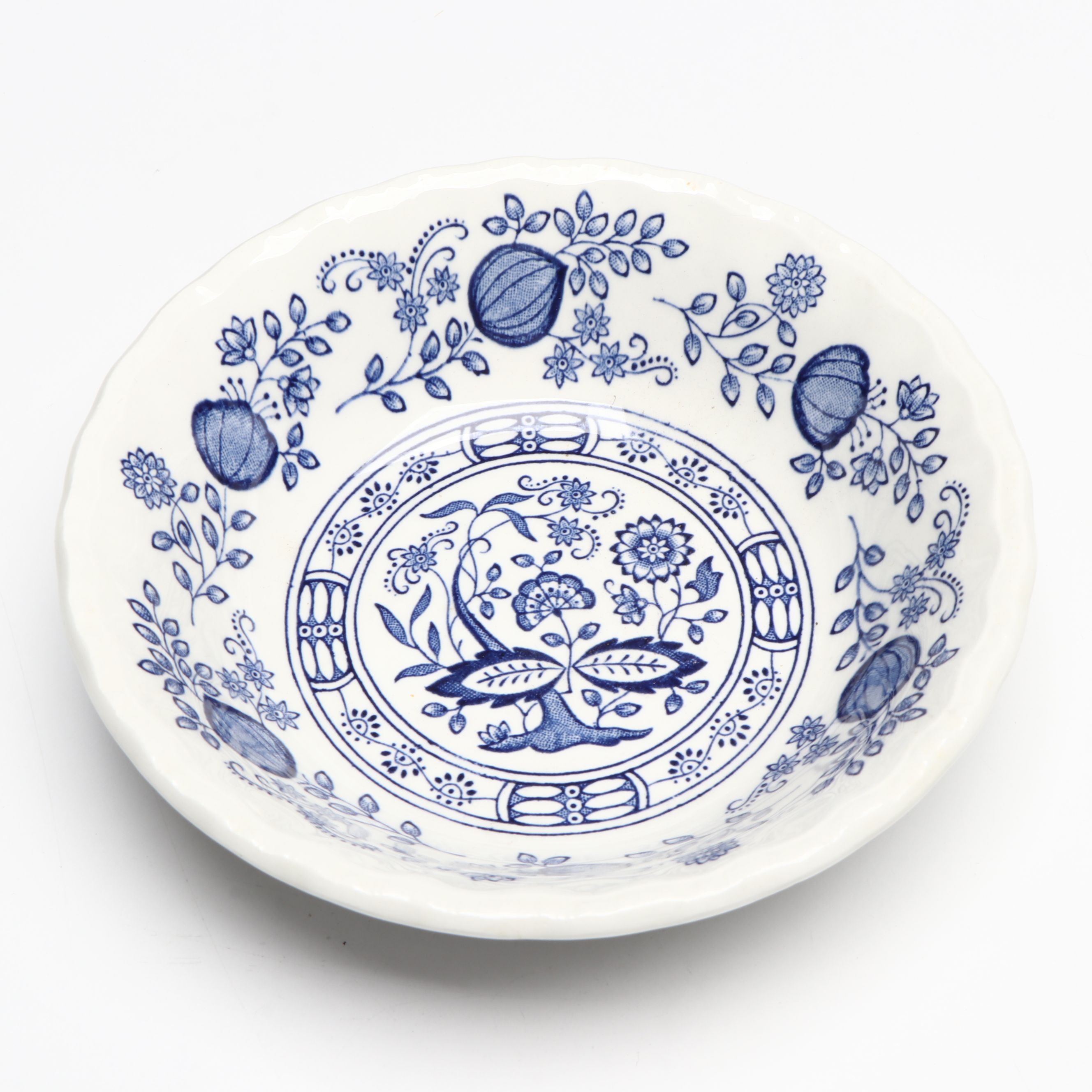 Wedgwood "Blue Heritage" with Adams "Sharon" Ceramic Dinnerware