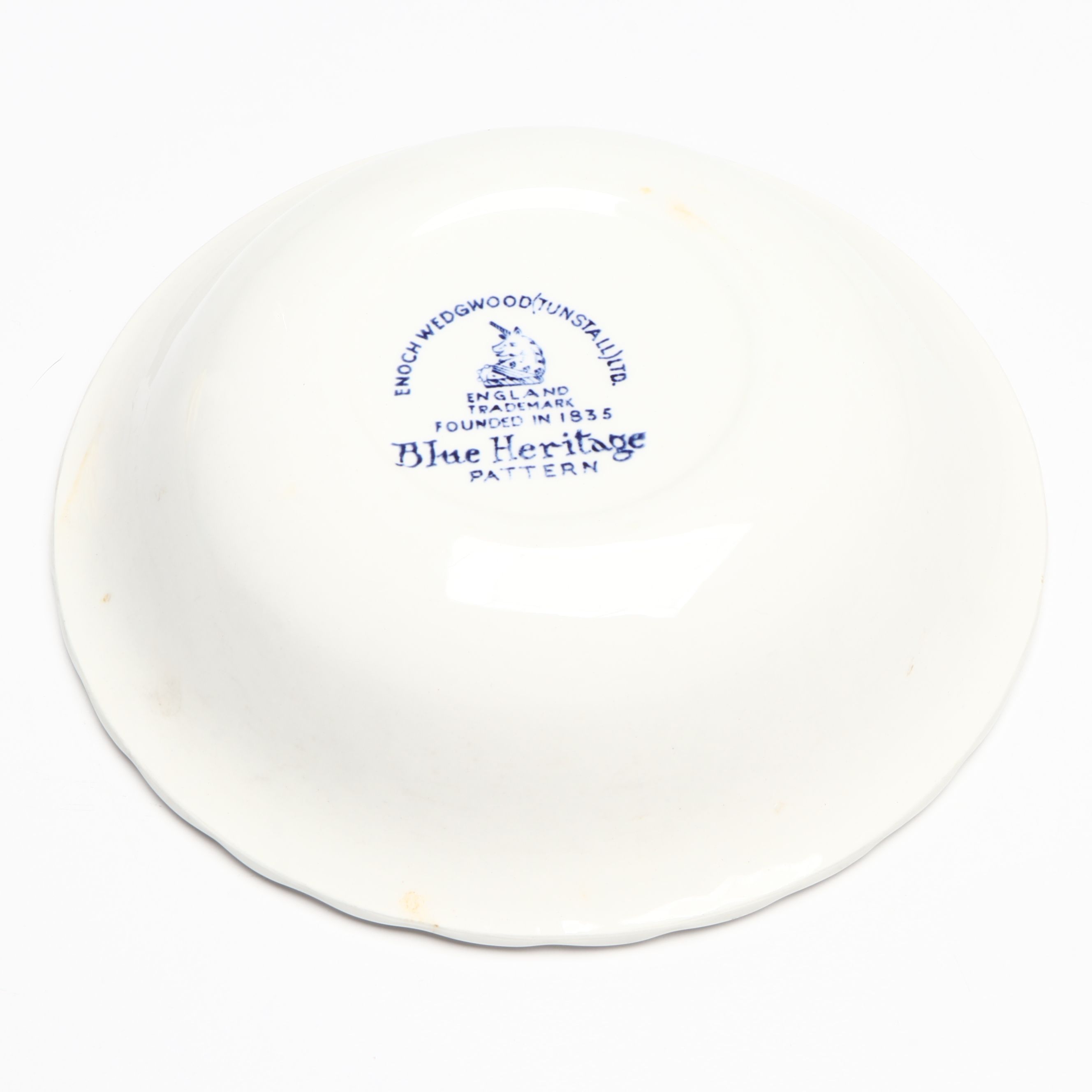 Wedgwood "Blue Heritage" with Adams "Sharon" Ceramic Dinnerware